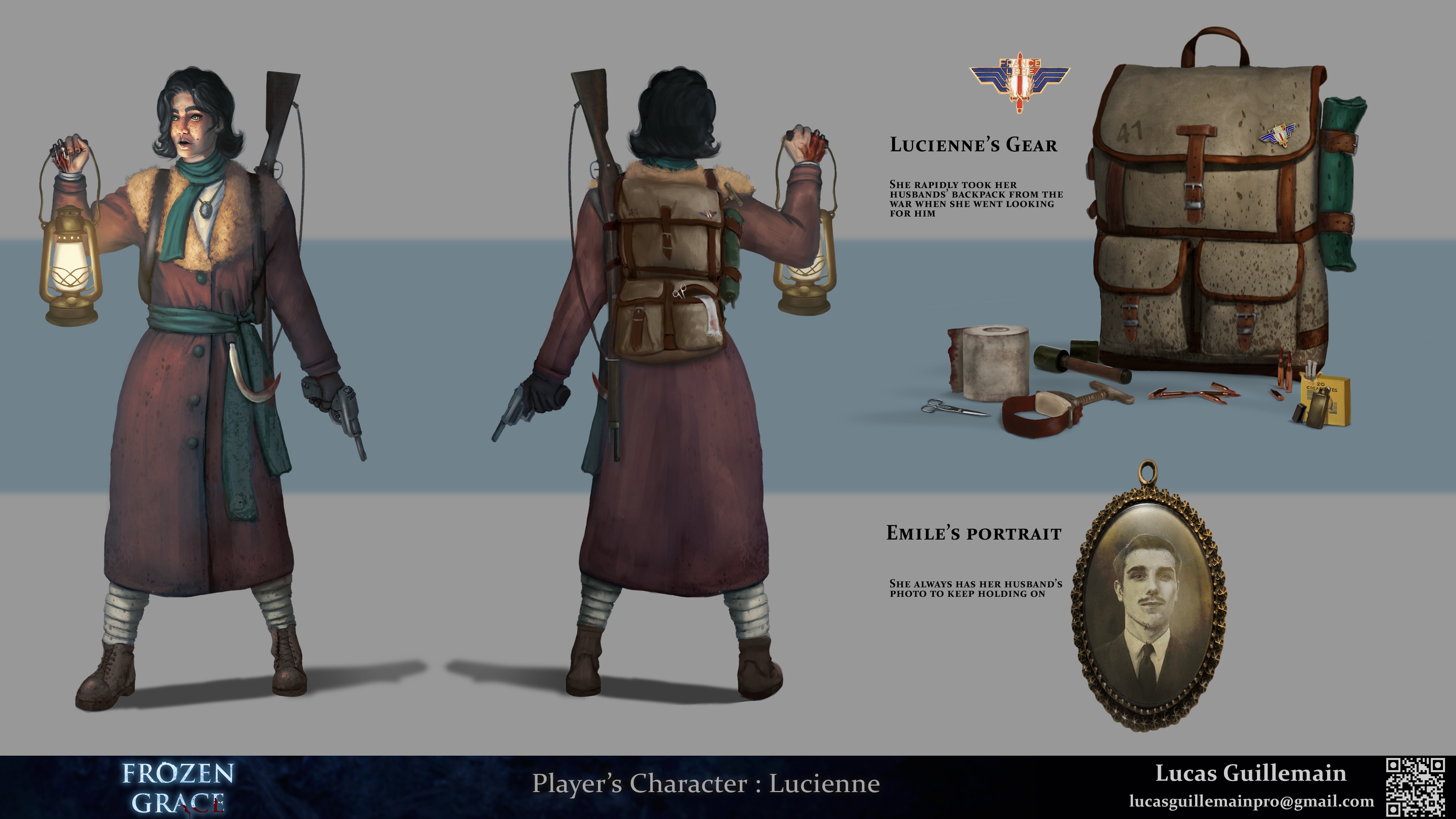 Frozen Grace - Personnage joueur, Lucienne par LucasG