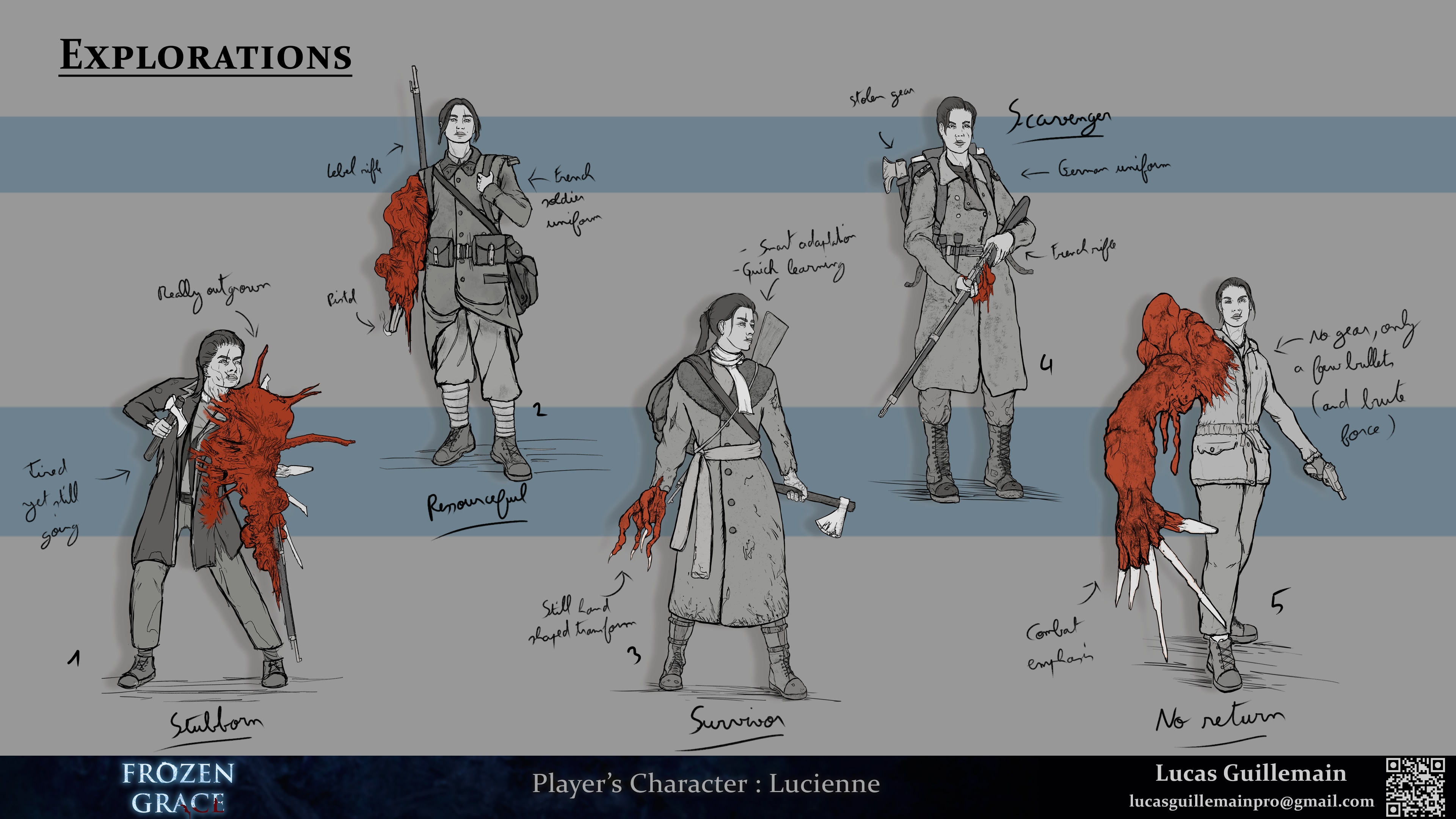 Frozen Grace - Personnage joueur, Lucienne par LucasG