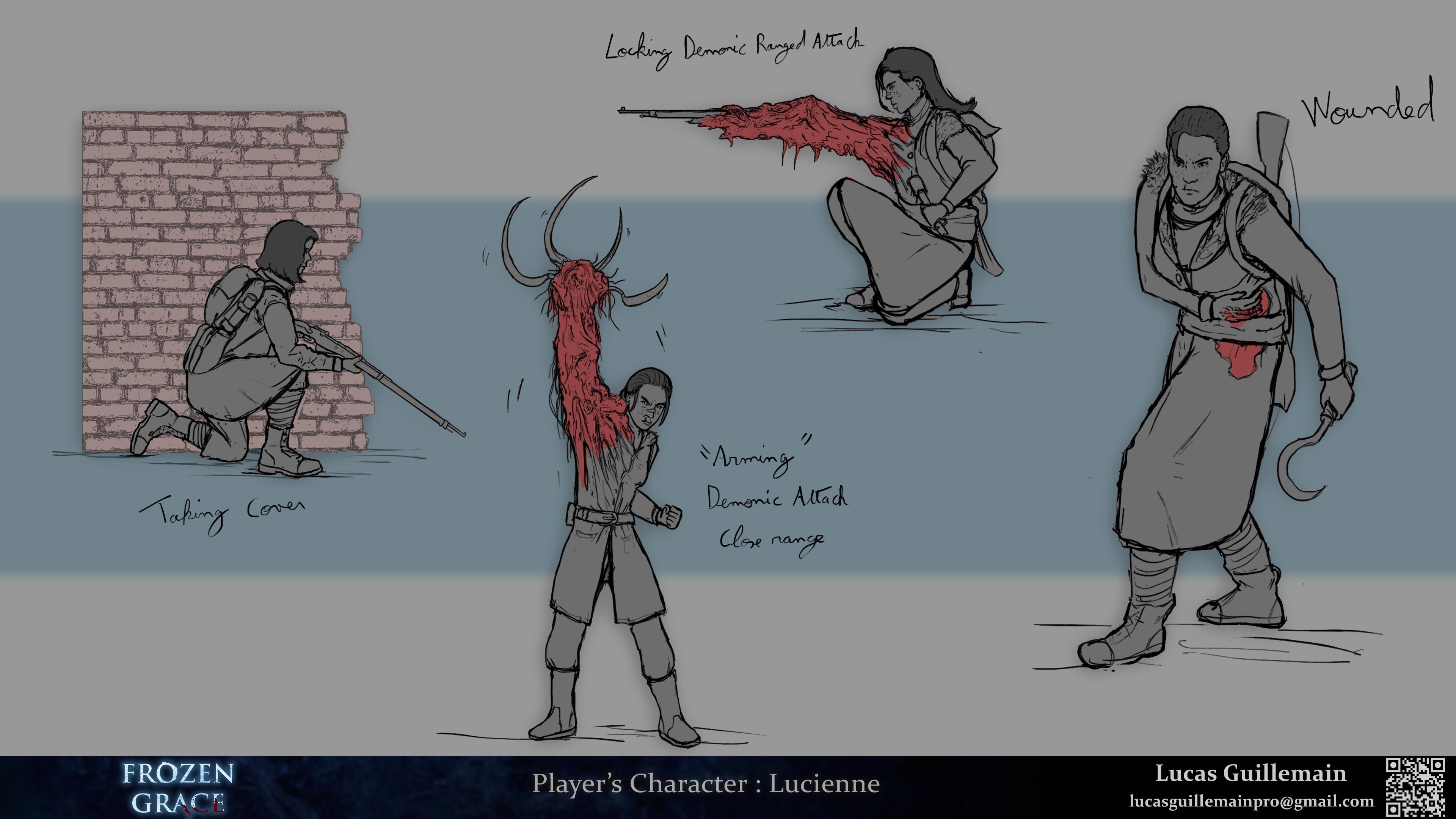 Frozen Grace - Personnage joueur, Lucienne par LucasG