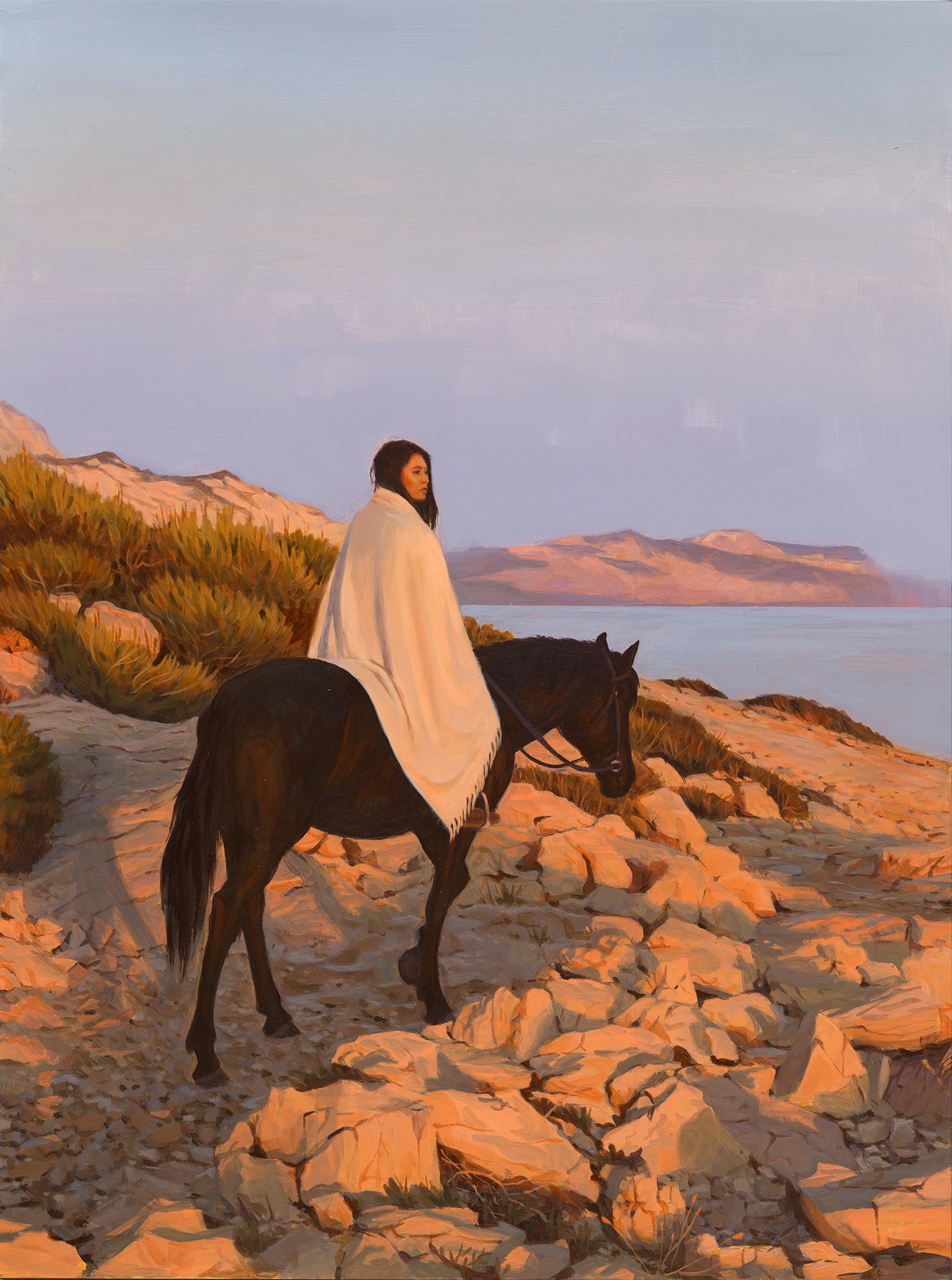 Au bord du soleil couchant par Mael OH