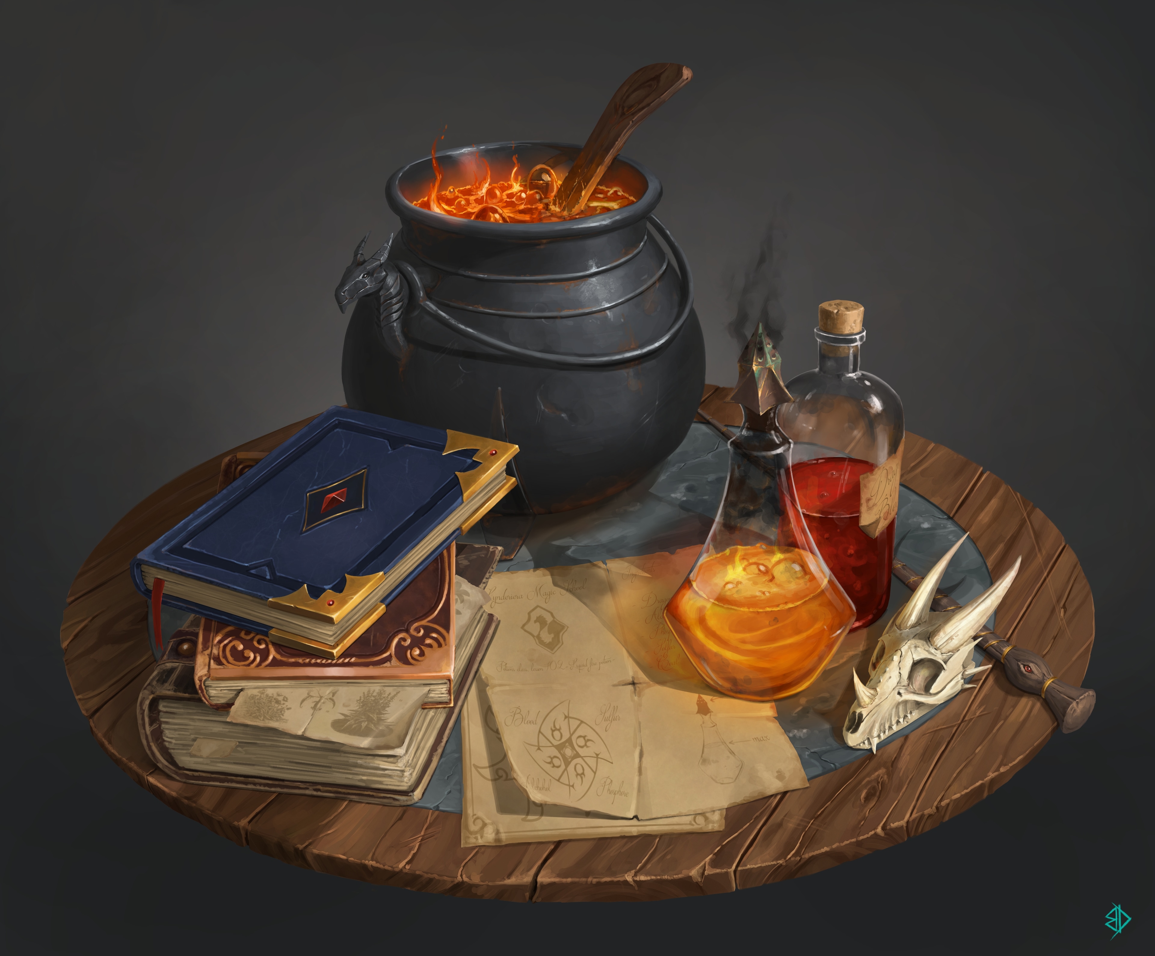 Props Material Rendering  (cours swatches academy) par DavB