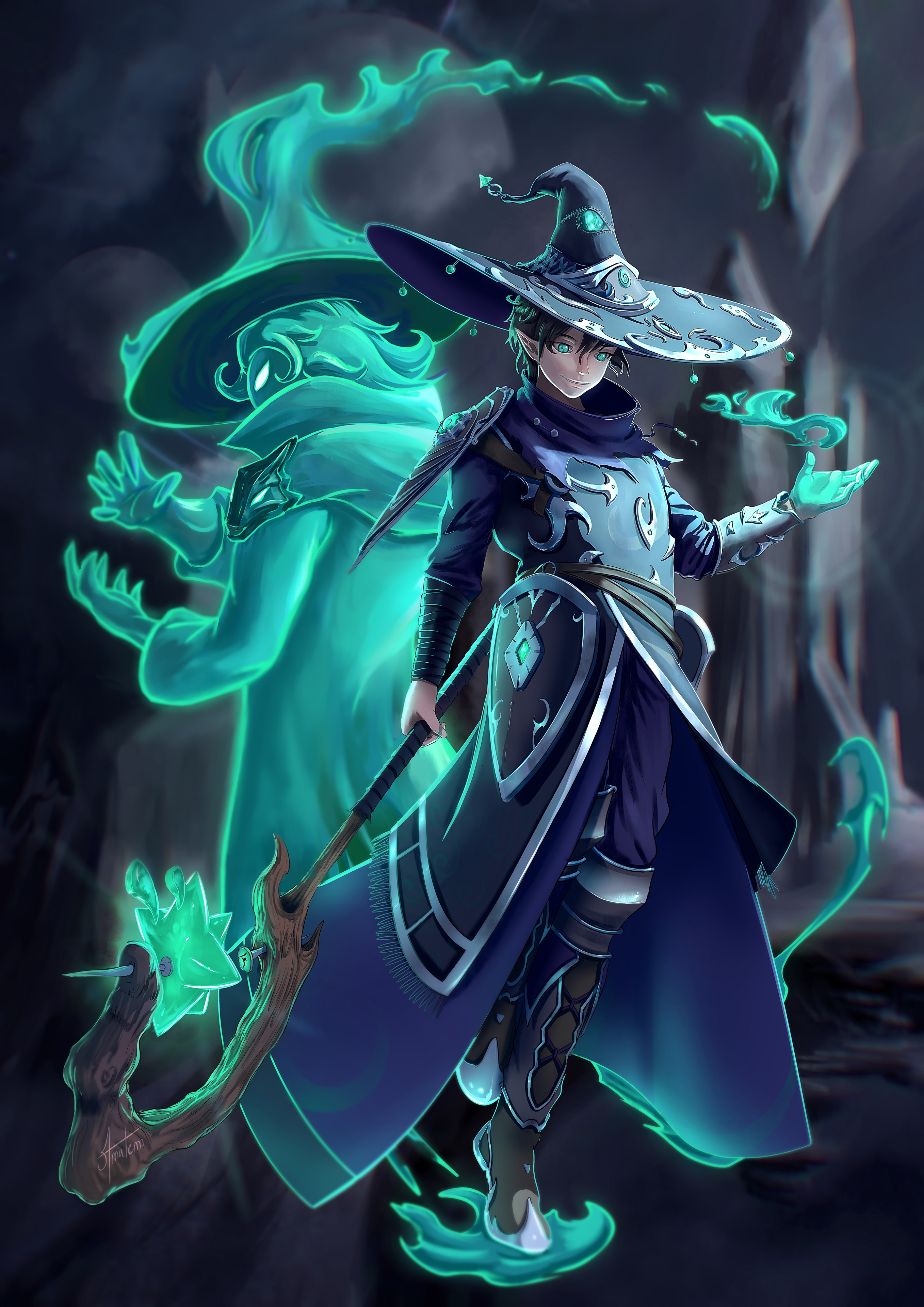 Magicien spectrale par Anatem