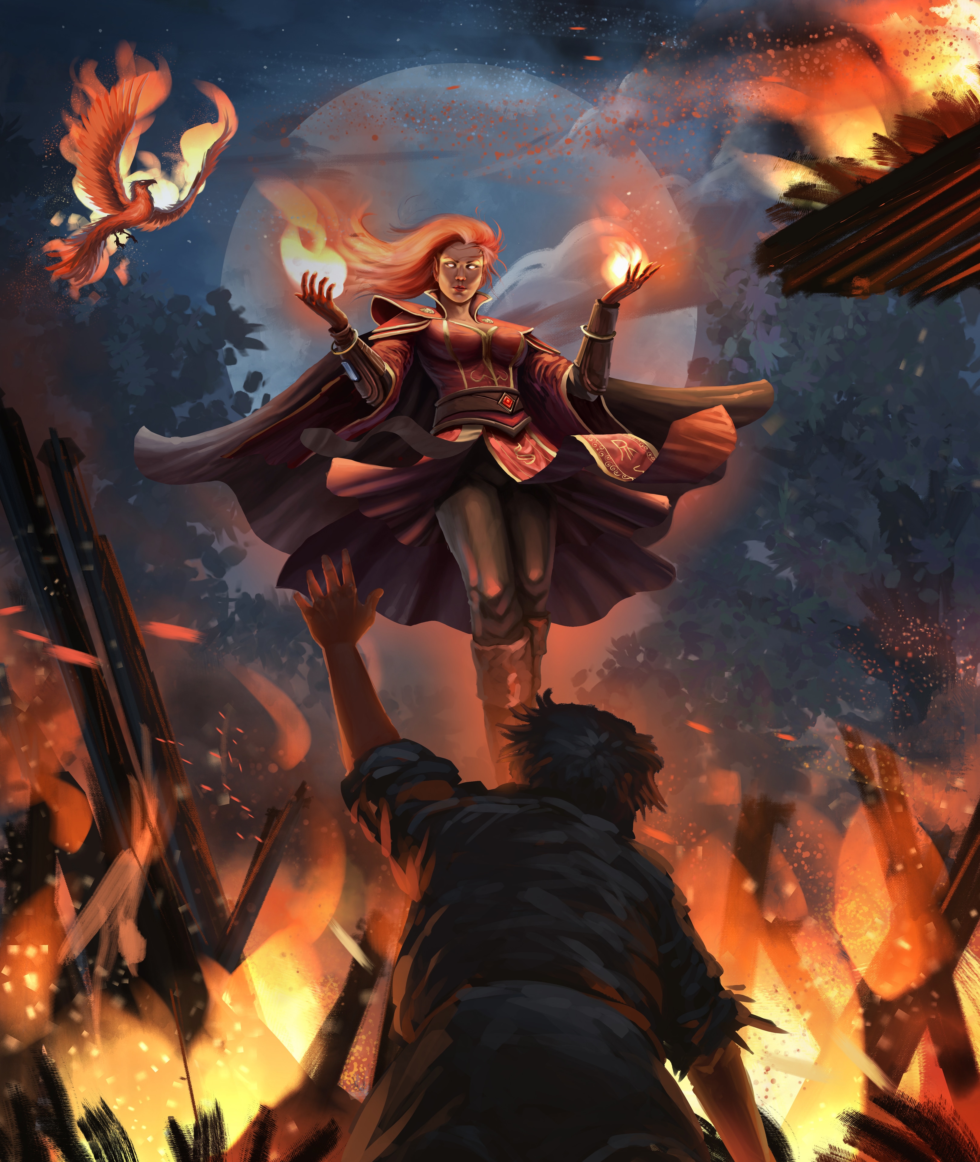 SORCIERE DU FEU (final) par Moscardino