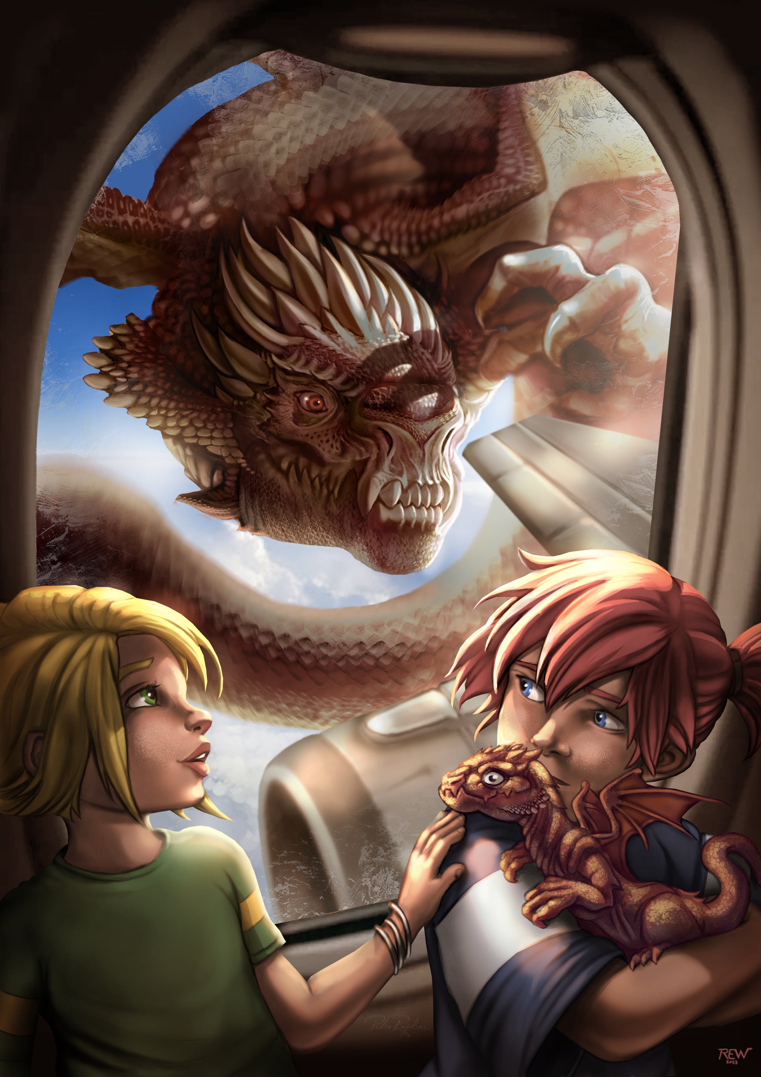 Mama dragon par rew