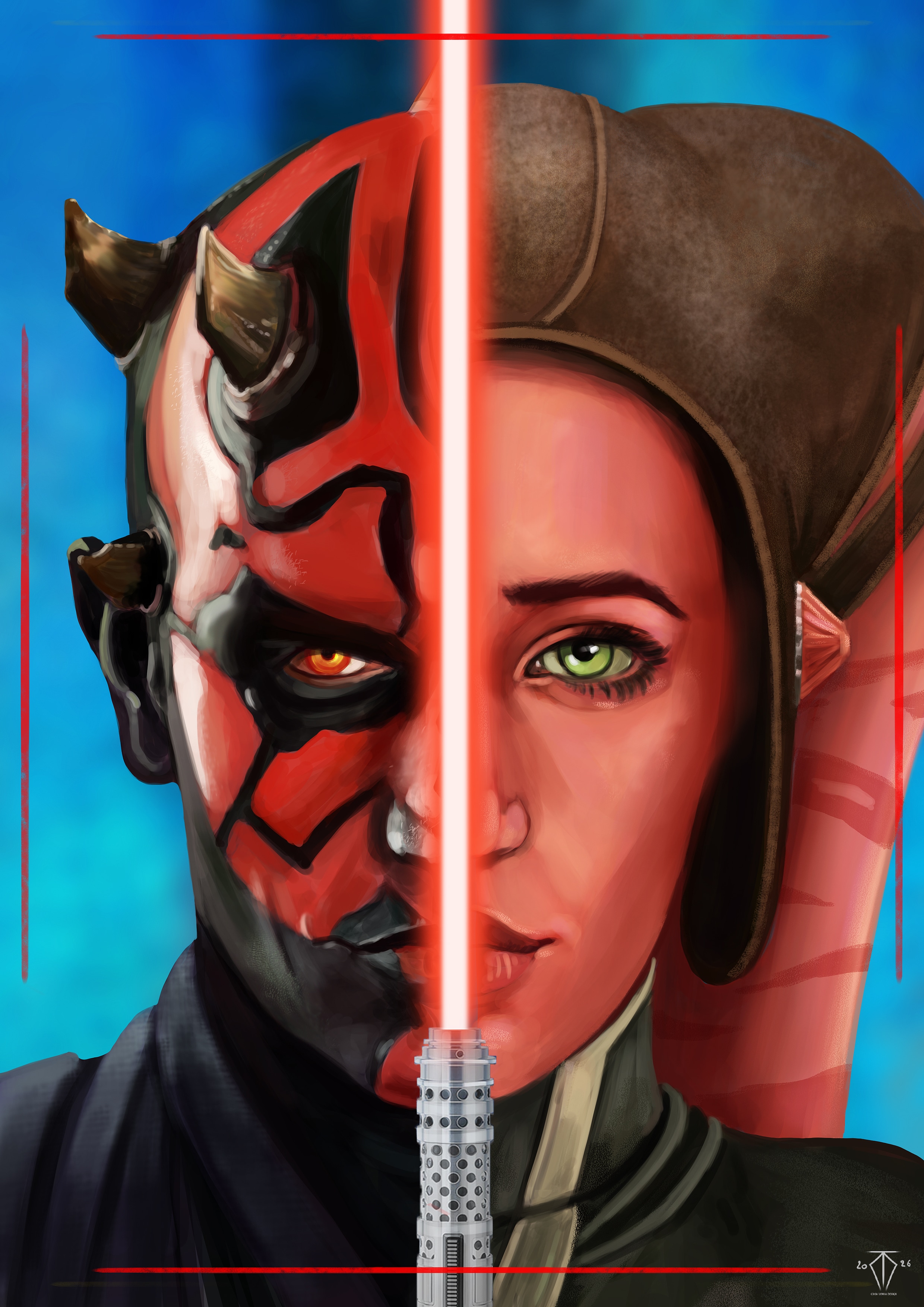 Variant cover Maul Shadow Lord par Terra