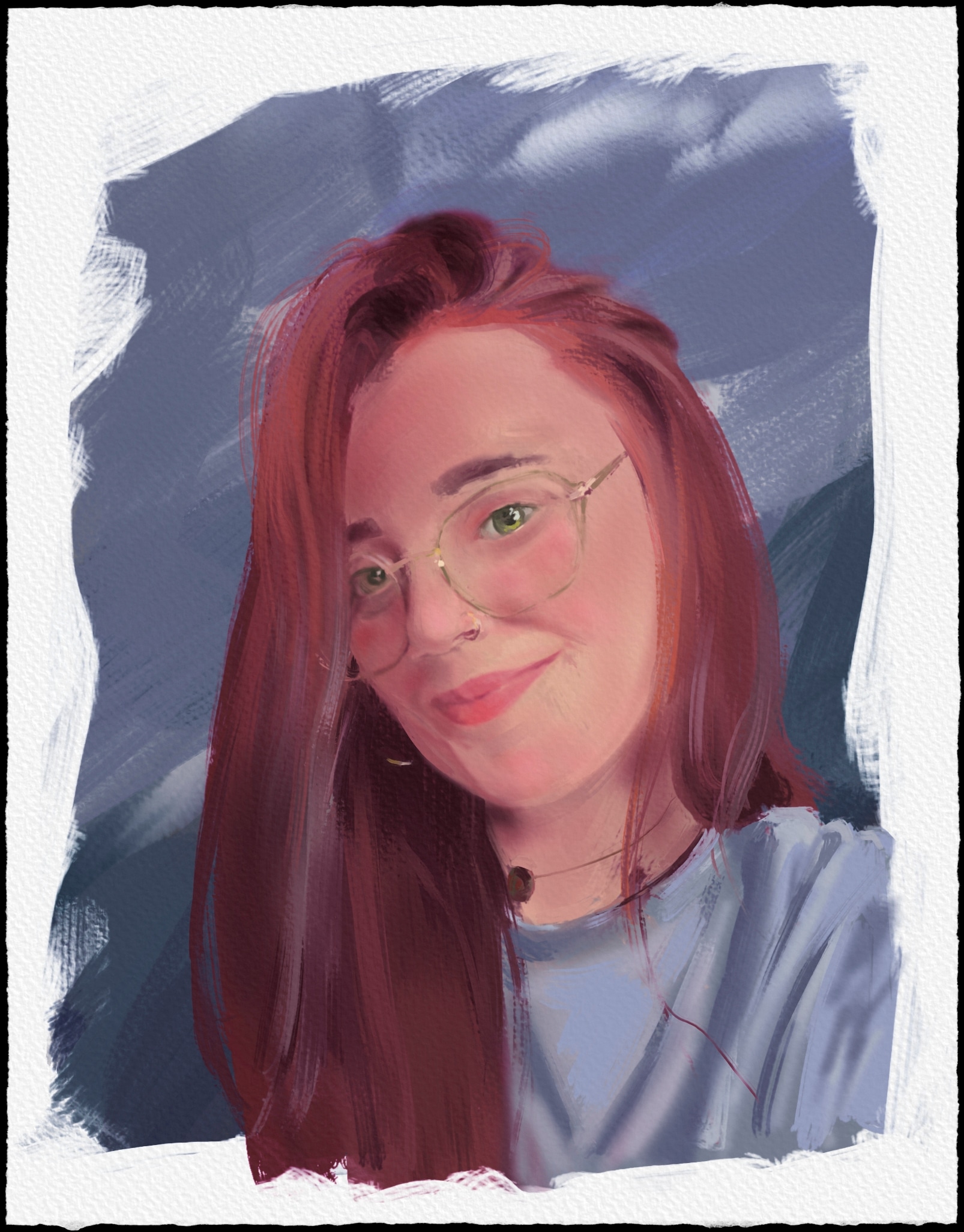 Portrait of someone par Bonzaii