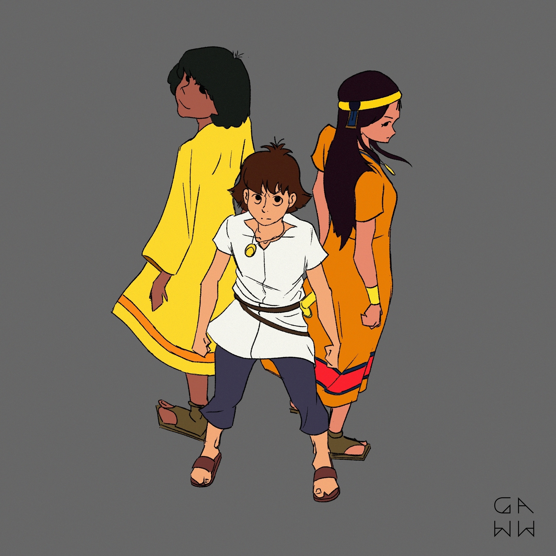 FAN ART Les Mystérieuses Cités d'Or par gaww