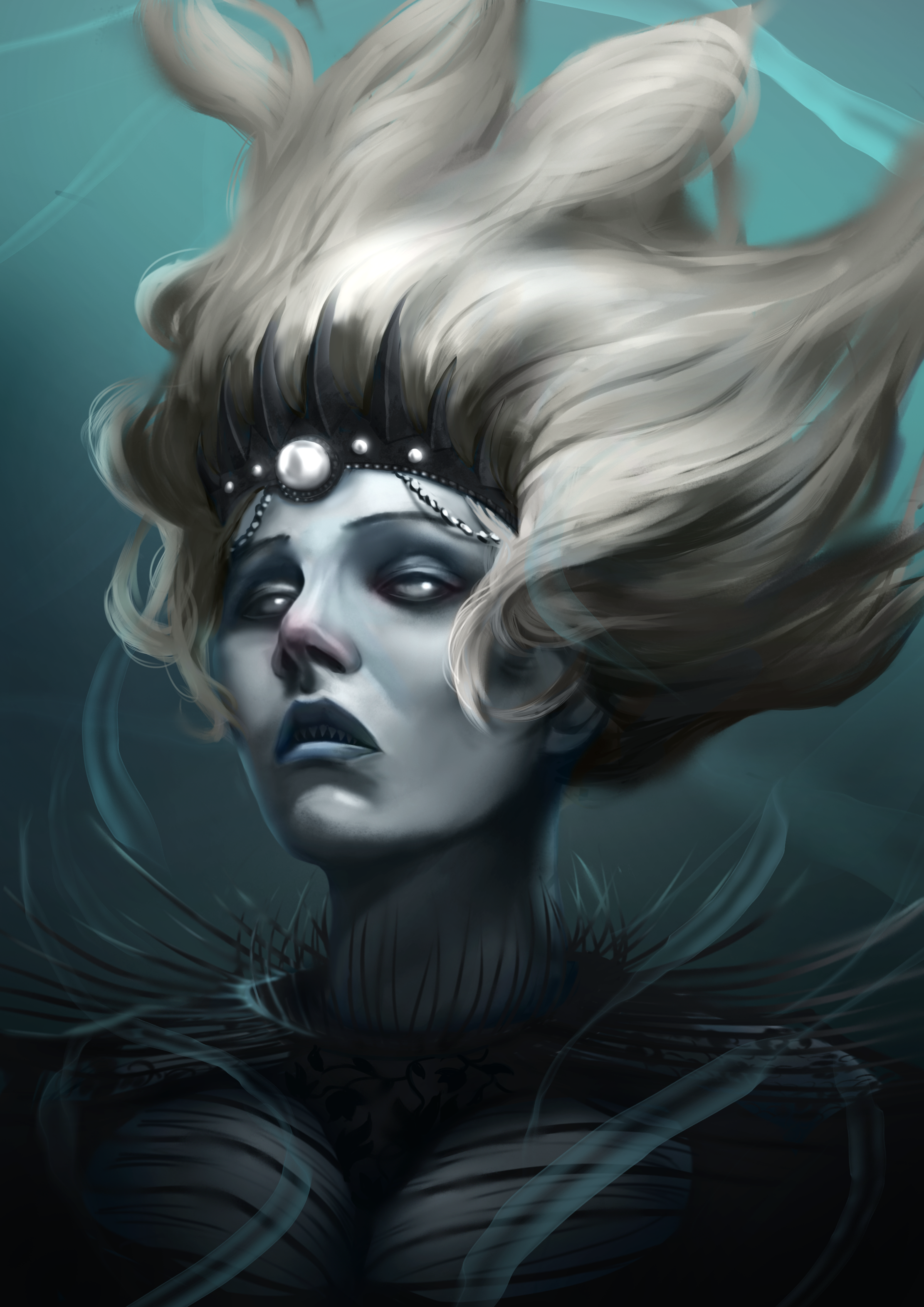Deep water mermaid par Courgette