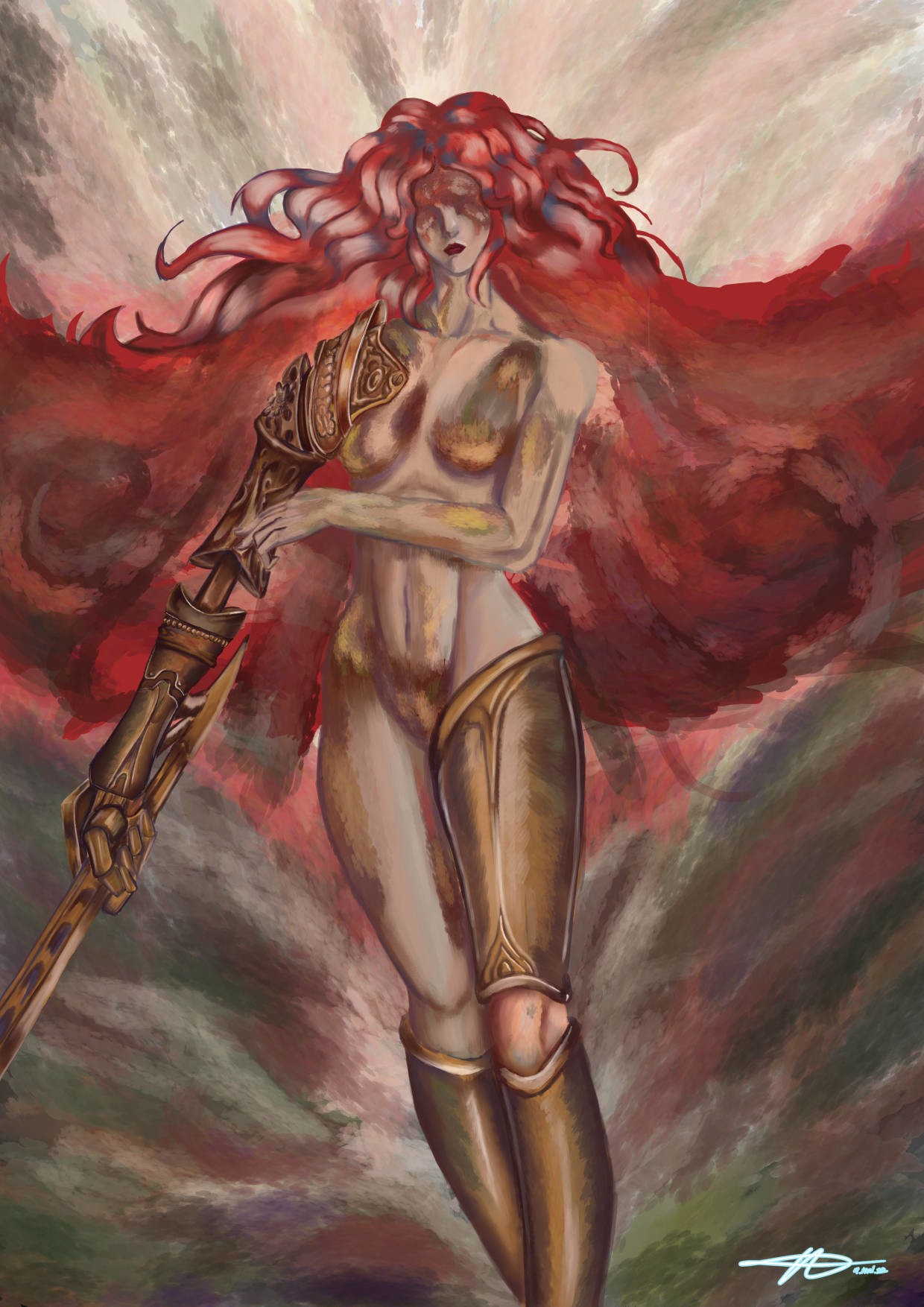 Fan art de malenia par thequeenjellyfish