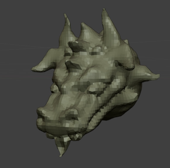 Mes tout premiers sculptings avec Blender par BrniceBastin