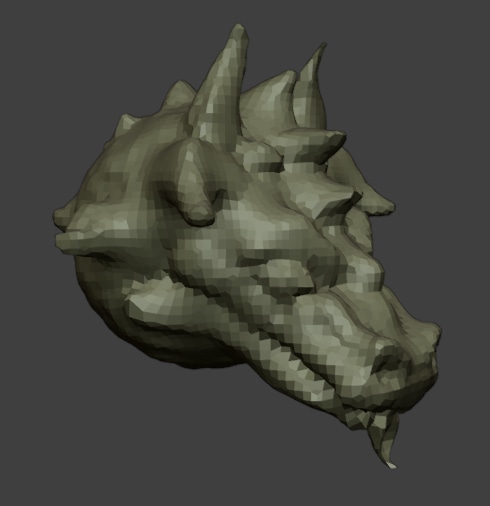 Mes tout premiers sculptings avec Blender par BrniceBastin