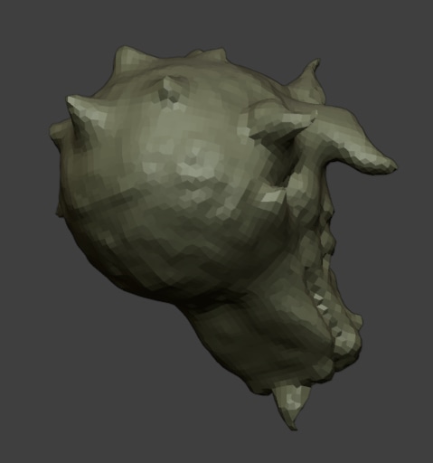 Mes tout premiers sculptings avec Blender par BrniceBastin