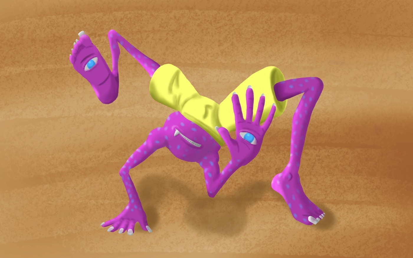 Mon monstre Krita par vinceinstudio