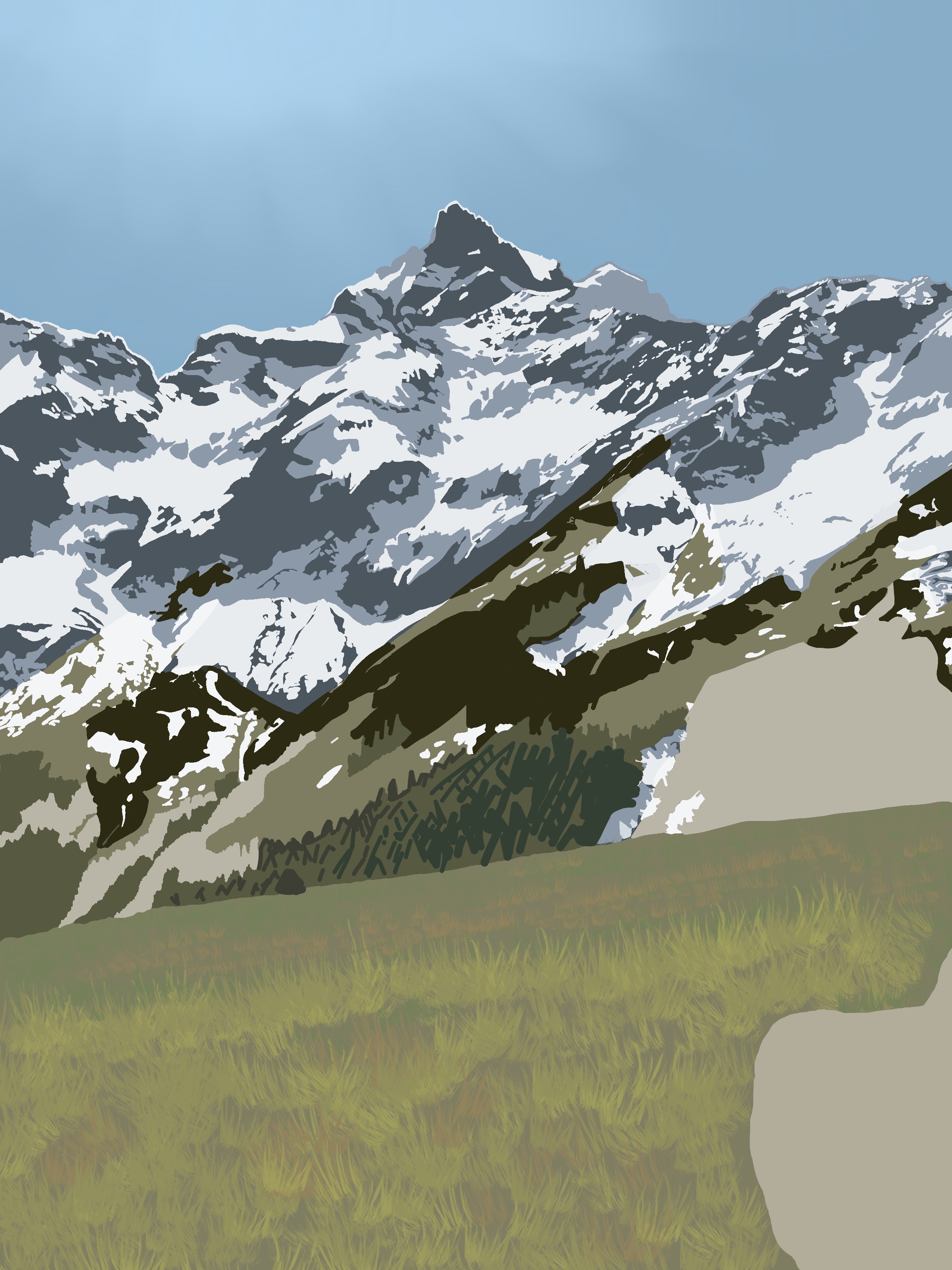 Un environnement : une montagne 🗻 par Jenny_k