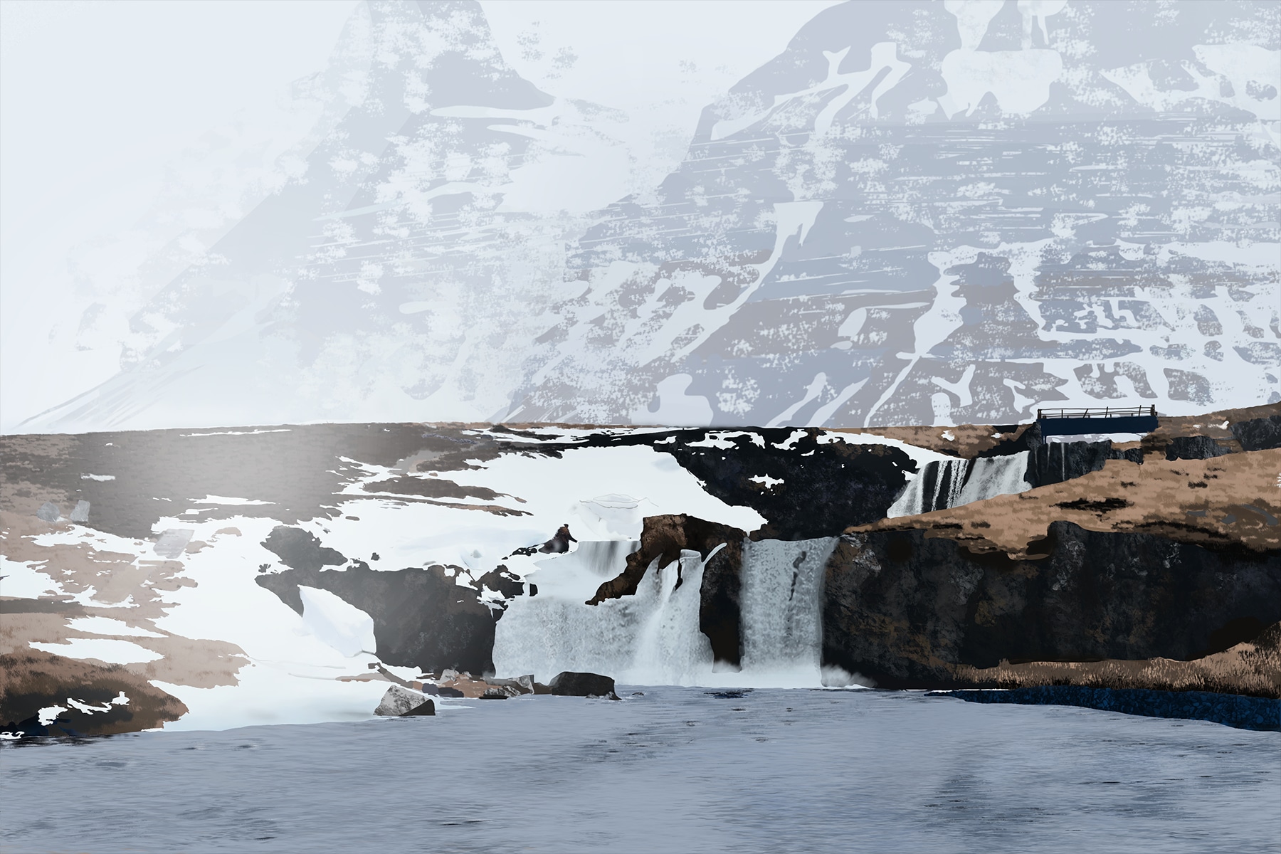 La montagne par Phoenix