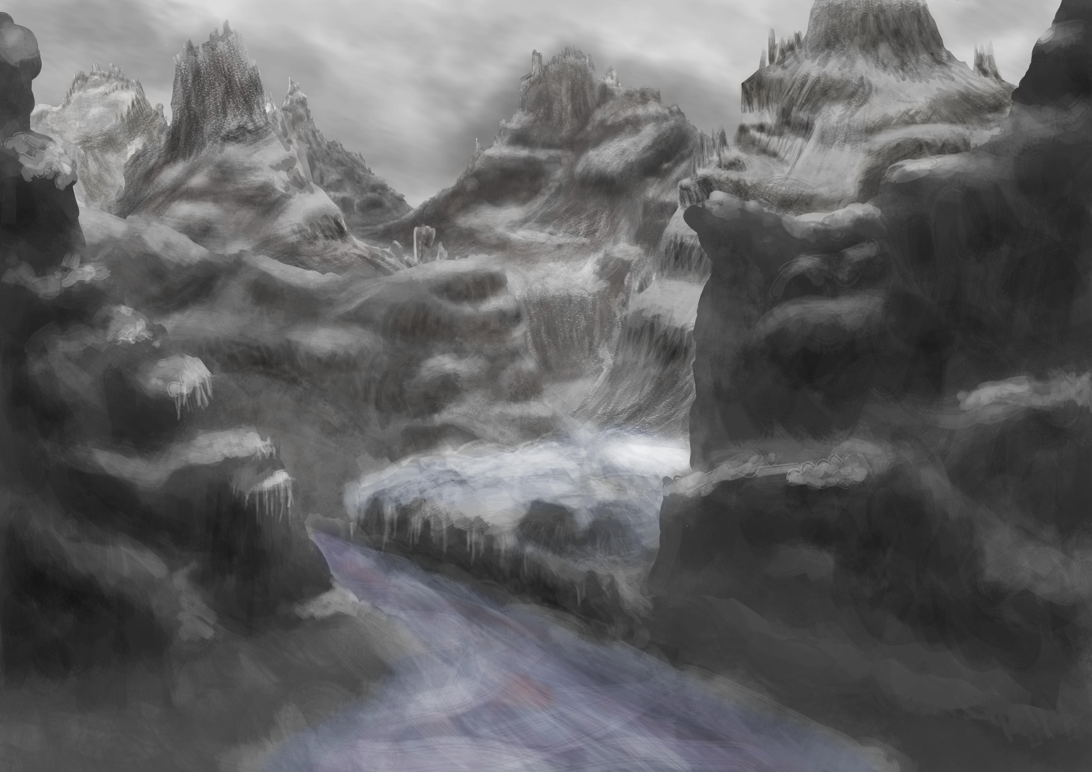 2024 - Débuts digital painting par canuriel