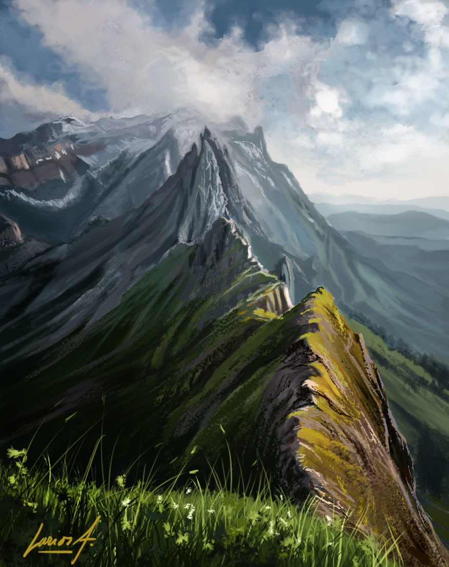 montagnes par Armand