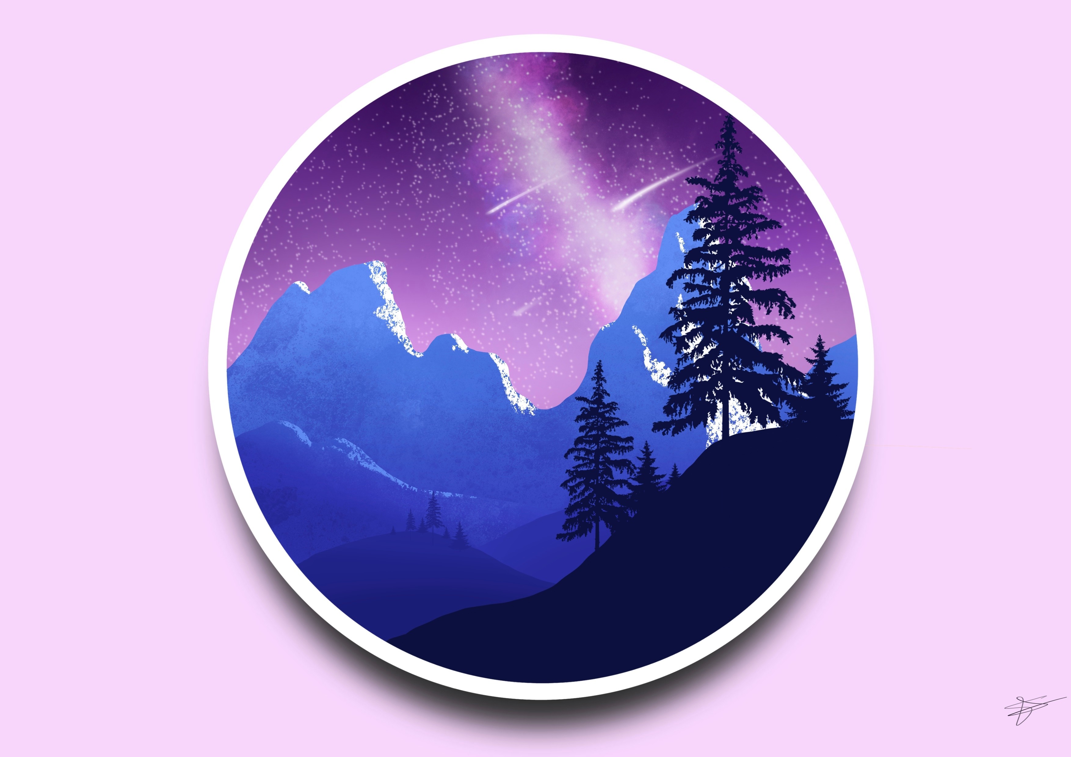 Montagnes par Lyndoriel