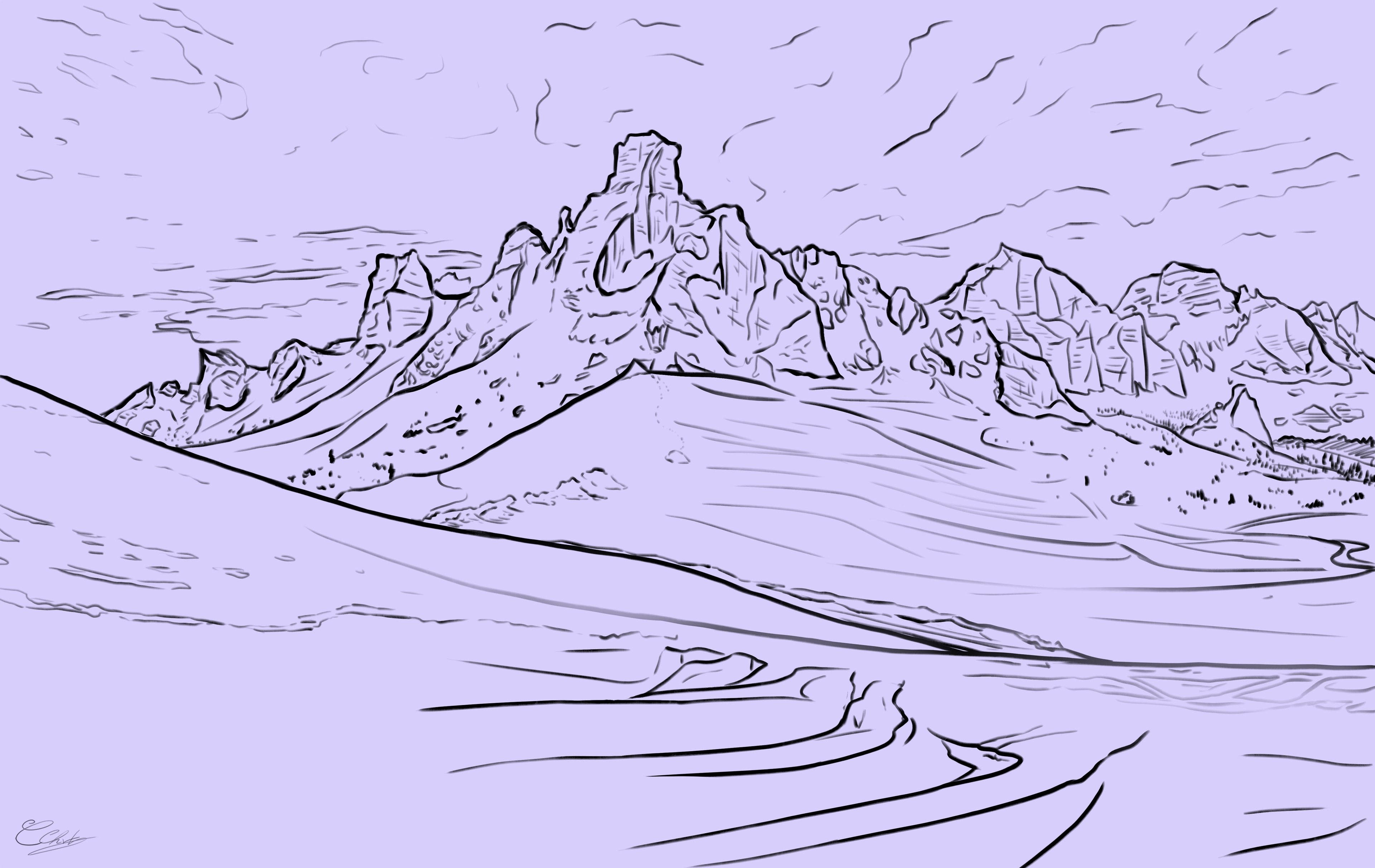 Croquis du chapitre 2 (partie 1) par Carolines_of_Nature