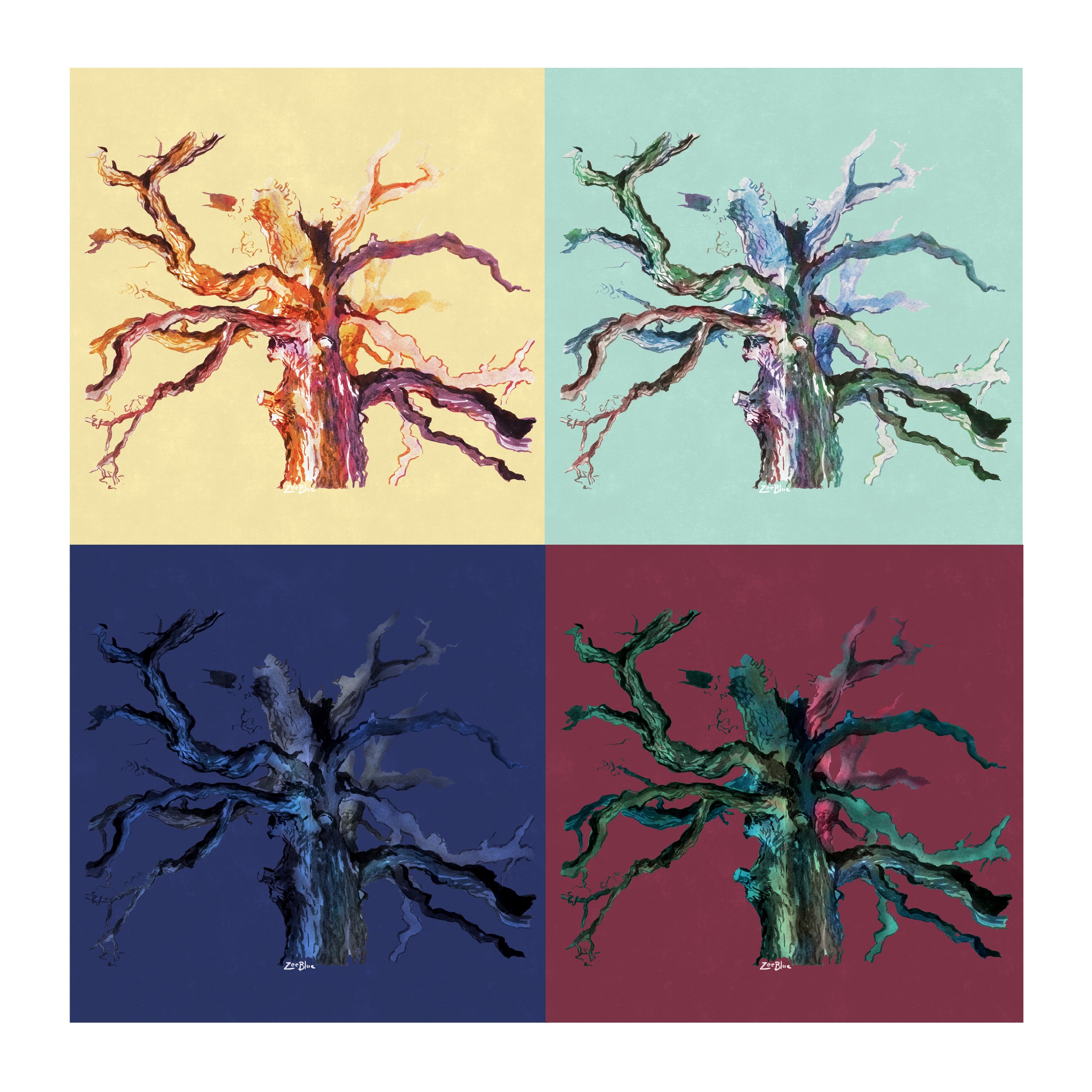 Mood Swinging Tree par Zee Blue
