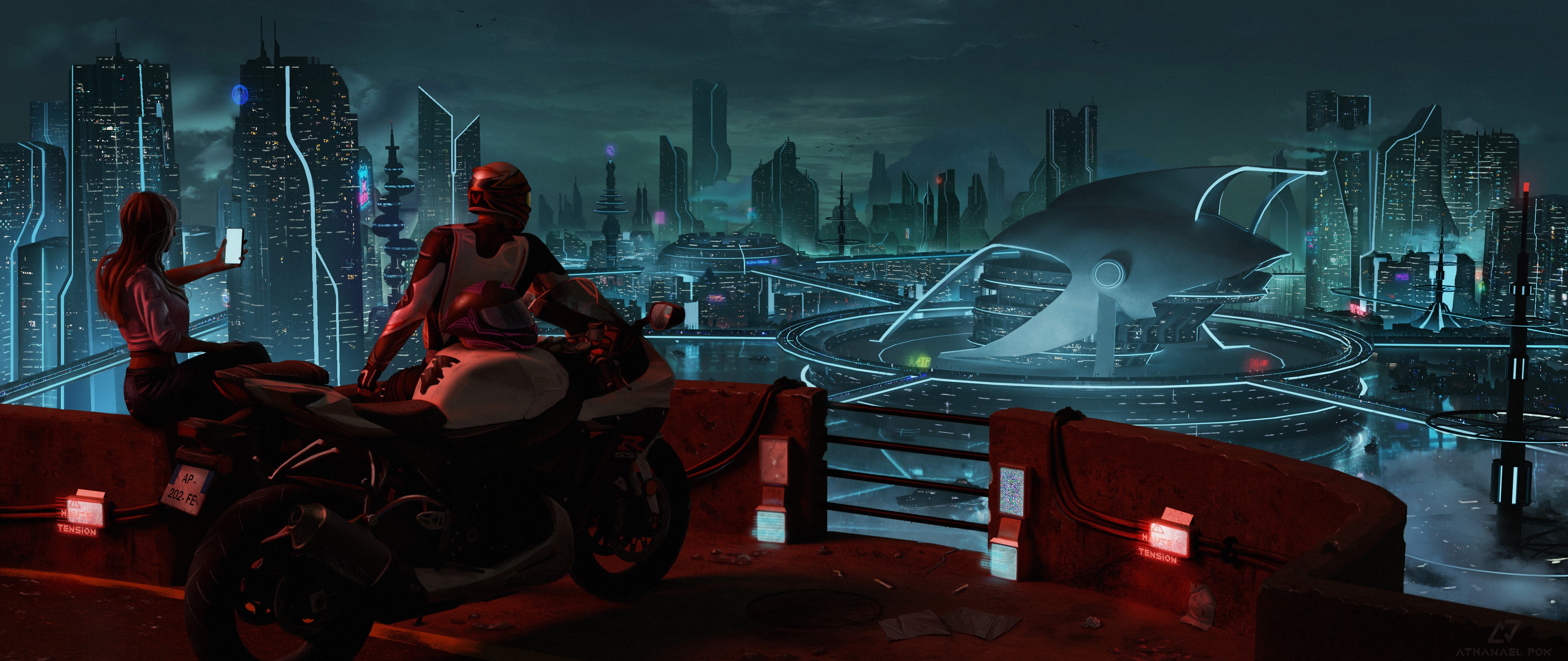 Motorbike city par Kyklos