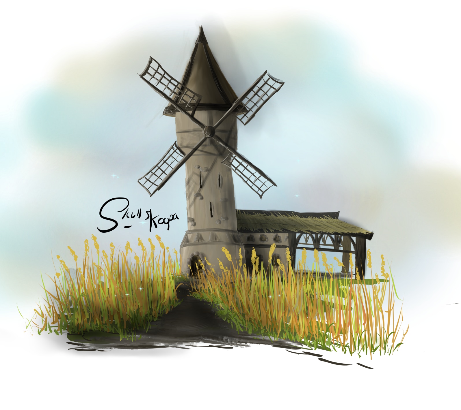 moulin coloré par SkullKoopa
