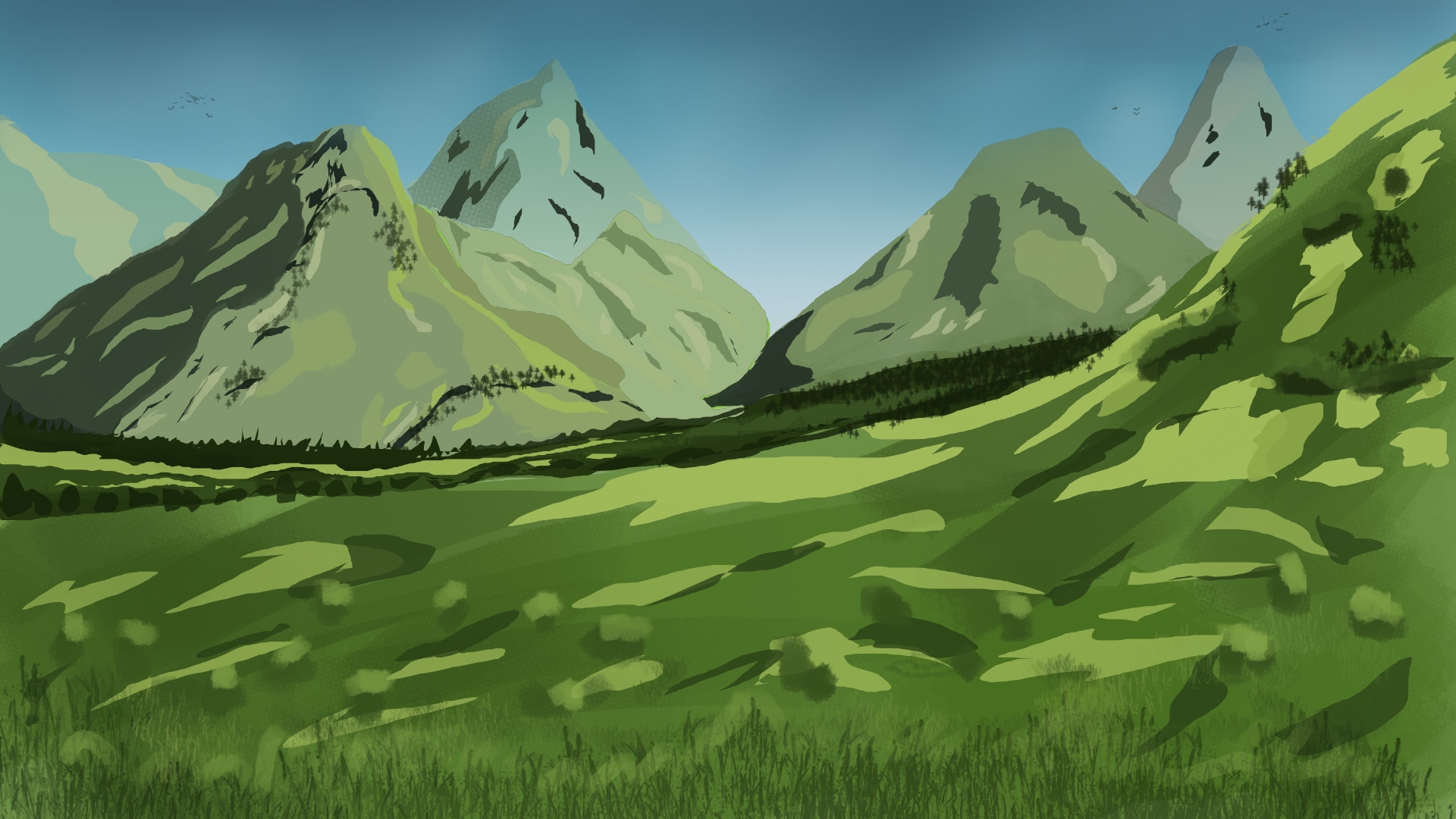 mountagne paysage par Macheeman