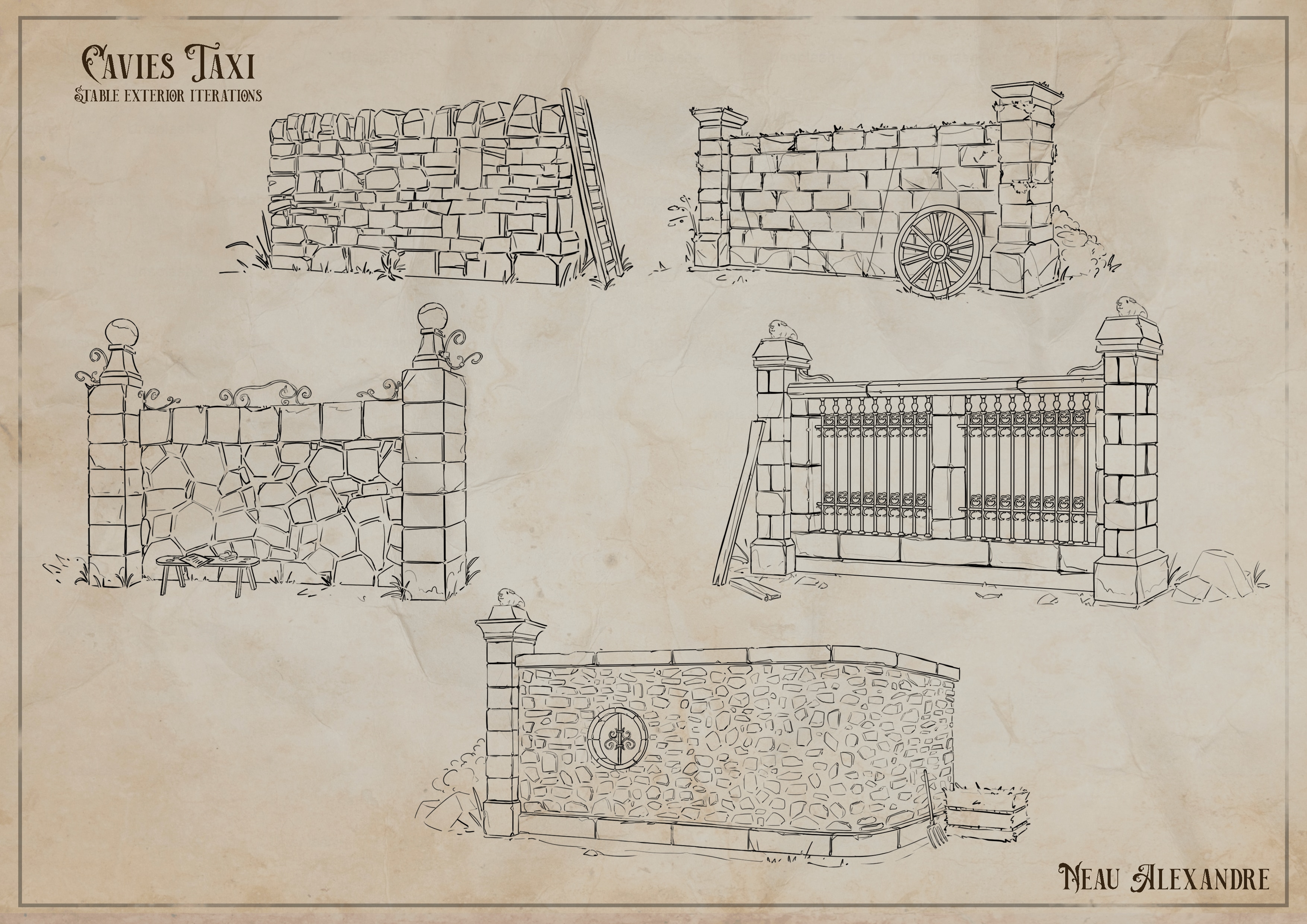 Cavies Taxi - Exterior & Props par radec