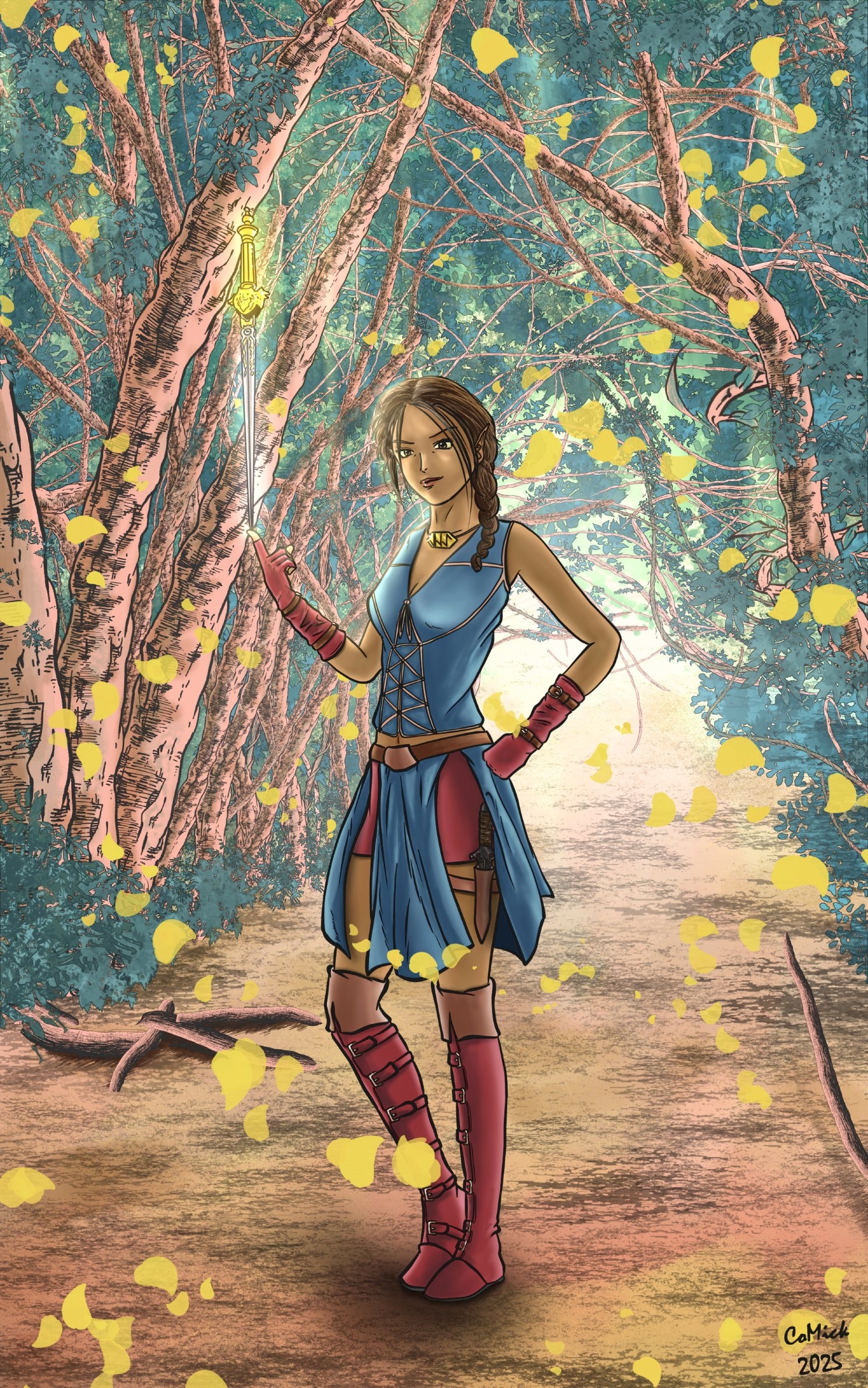 L'elfe énigmatique Leely par comick