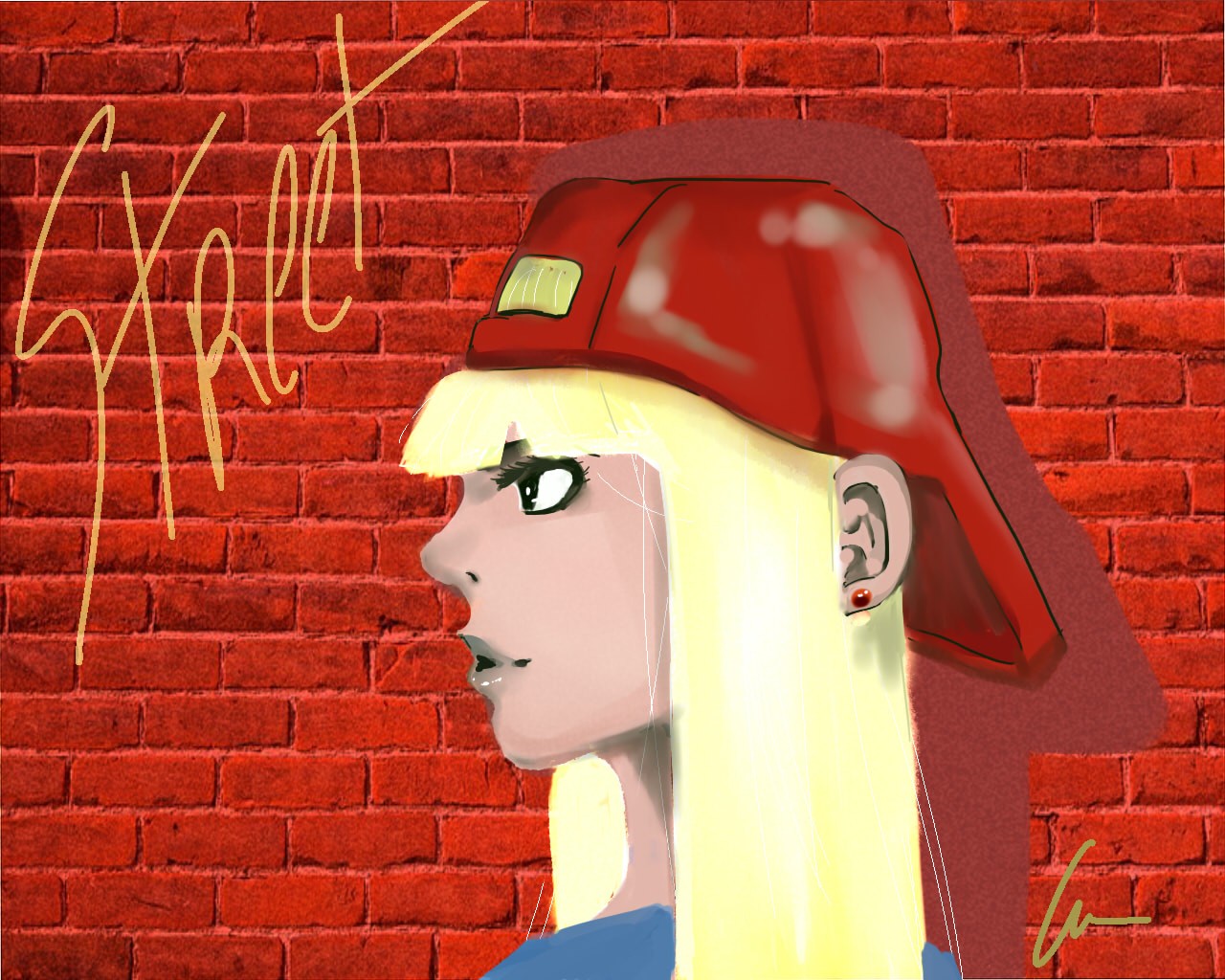 Canvas Fille par CGLdrawing