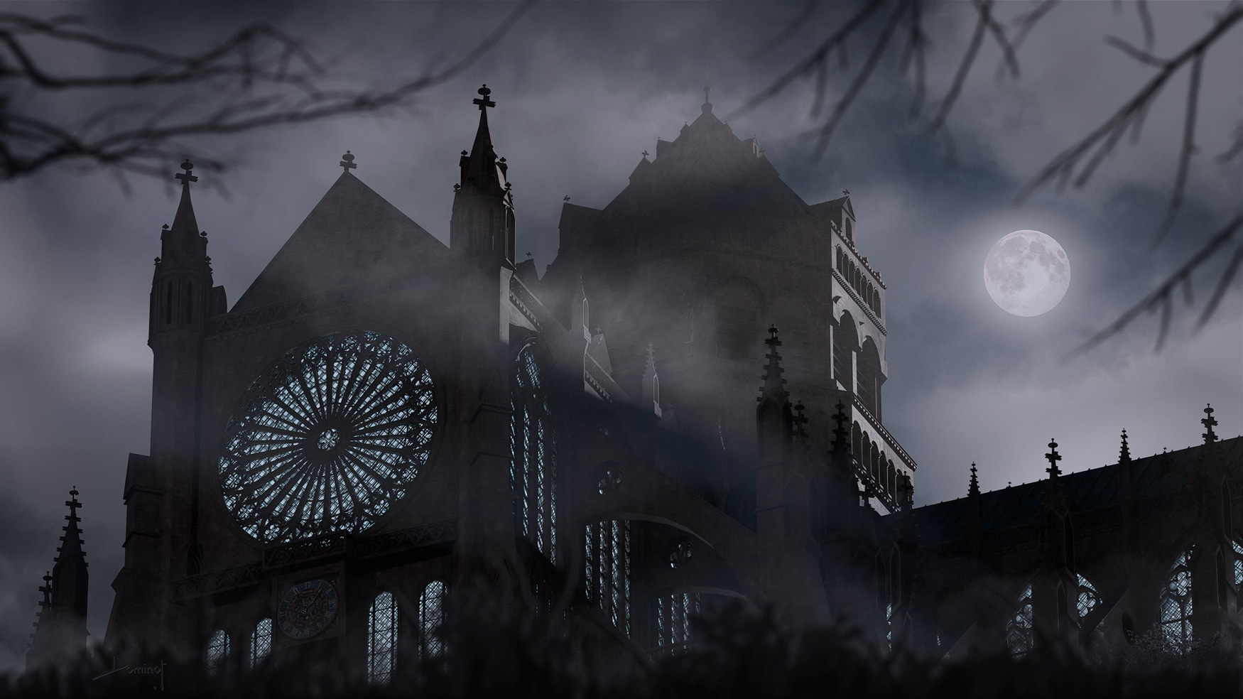 College of universal knowledge : Full Moon par Naos