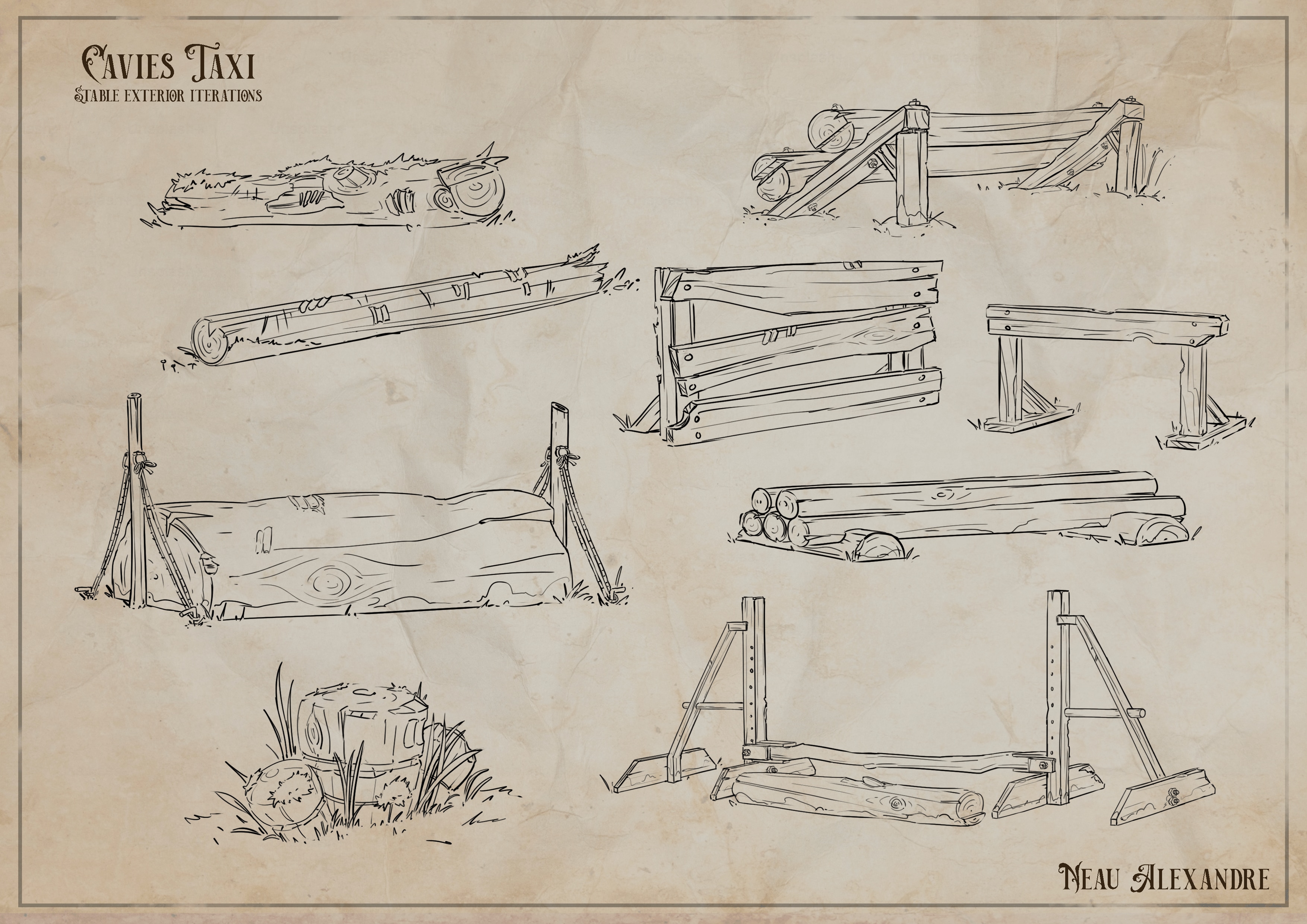 Cavies Taxi - Exterior & Props par radec