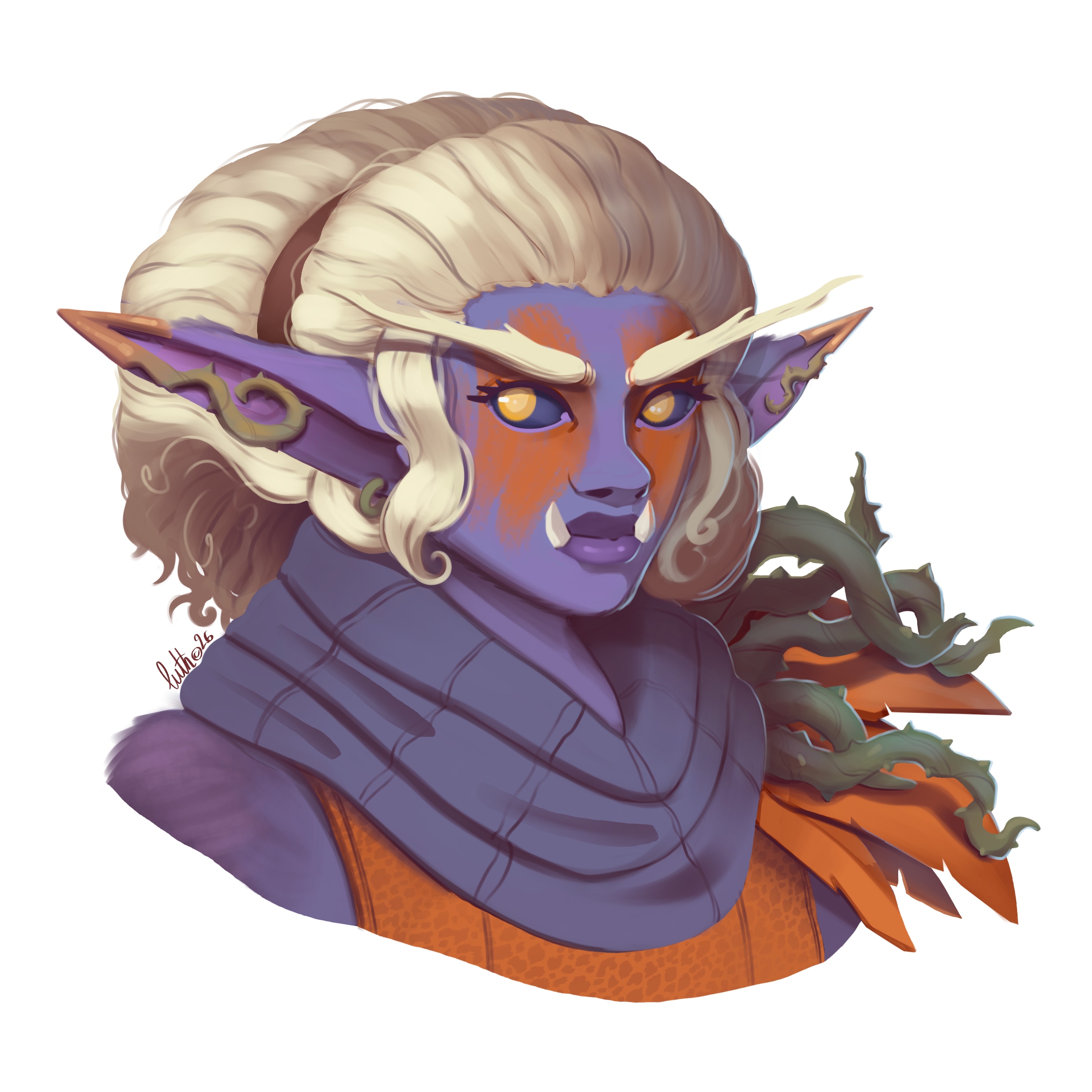 Molly - World of Warcraft - Fan Art OC par Luth_Ostinato