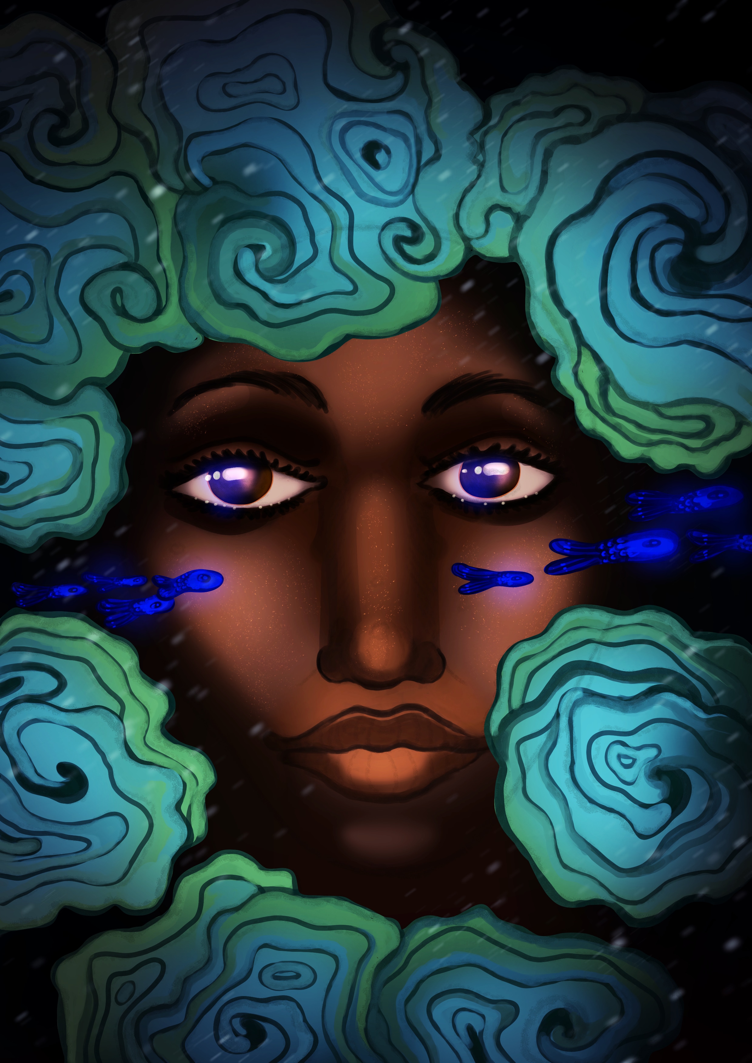 Portrait Coralien 🌊 par Lagoon Feather