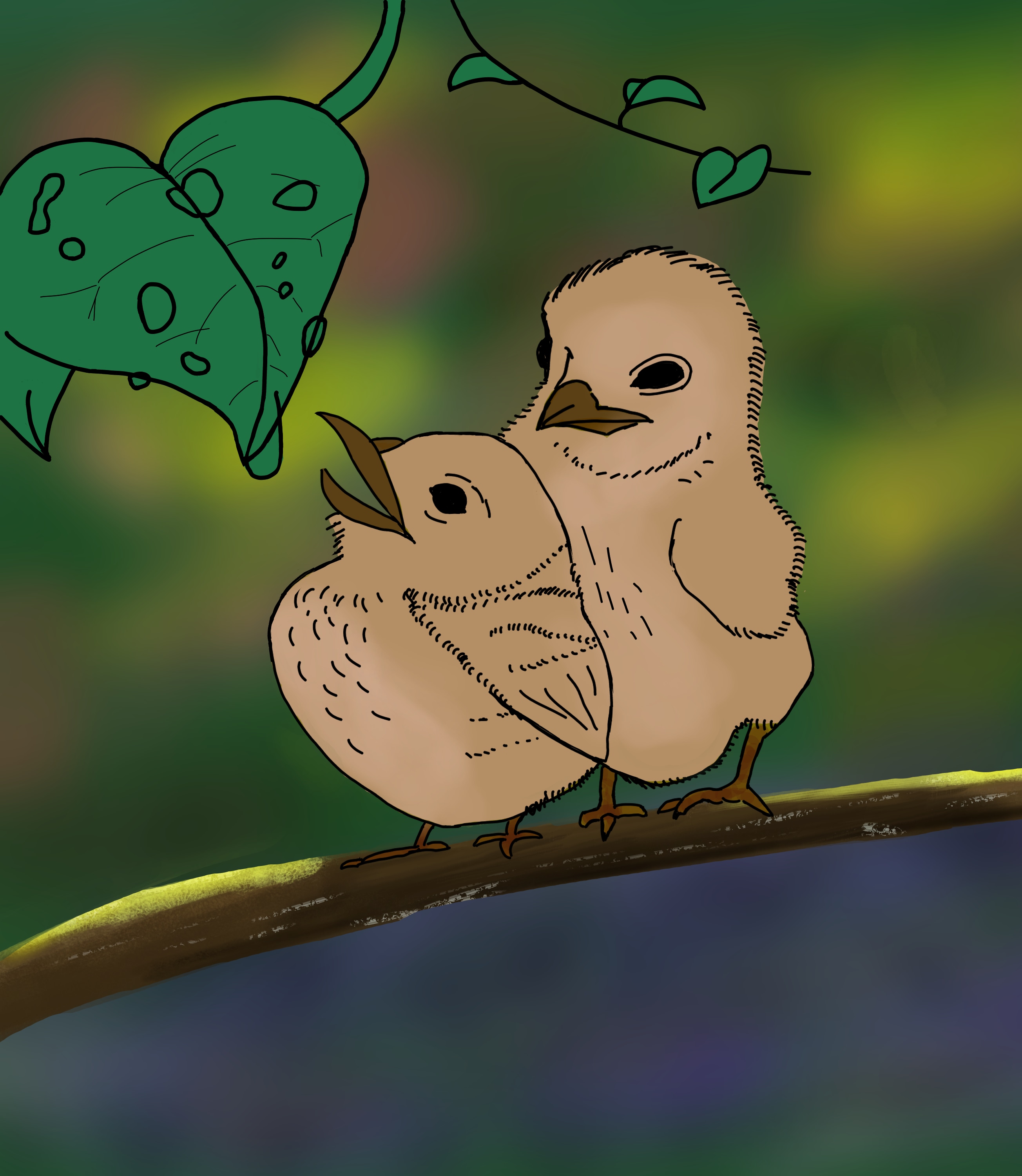 Mes oisillons par edwintorisaen