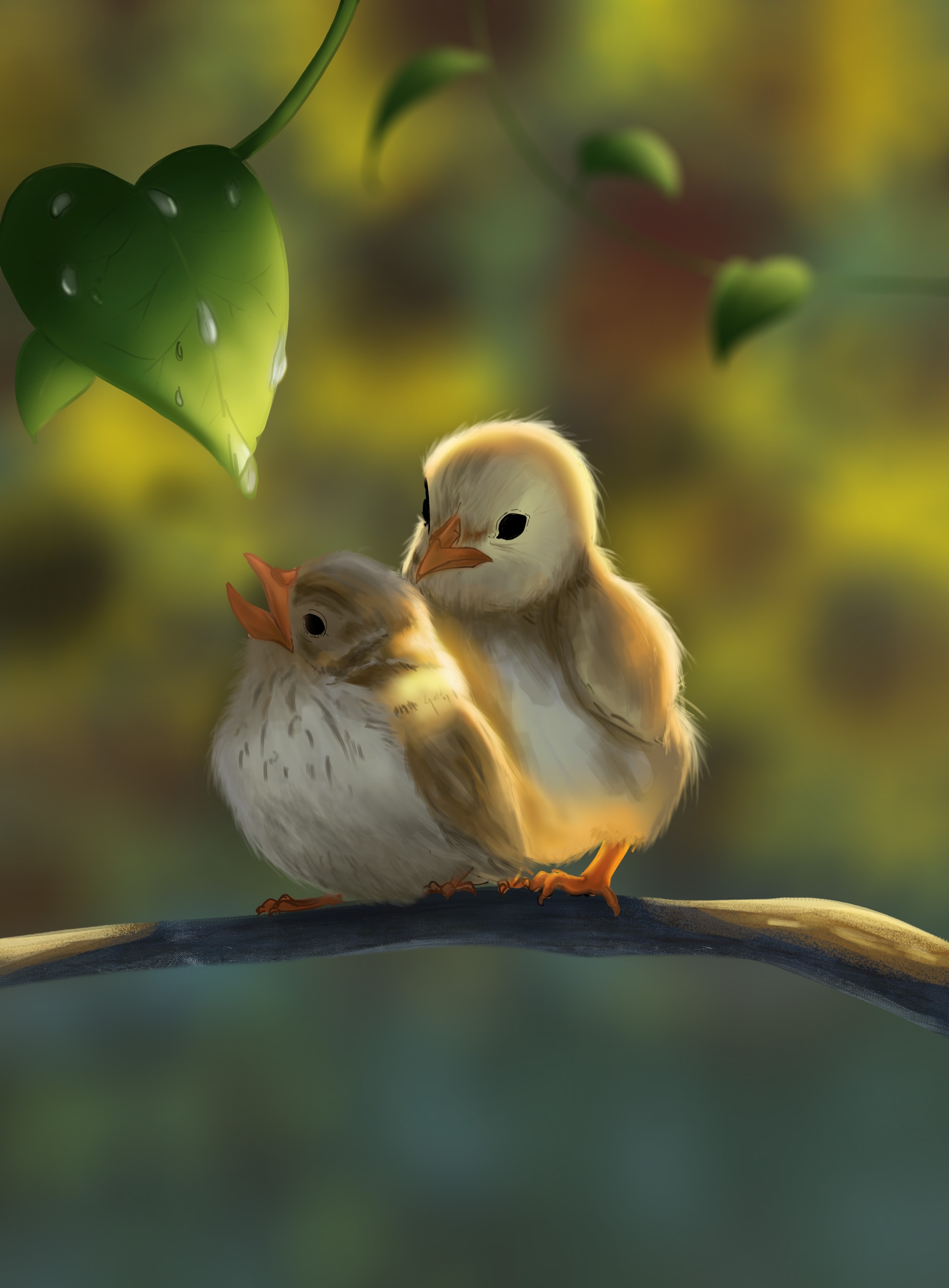 Petits oisillons par Aurelax