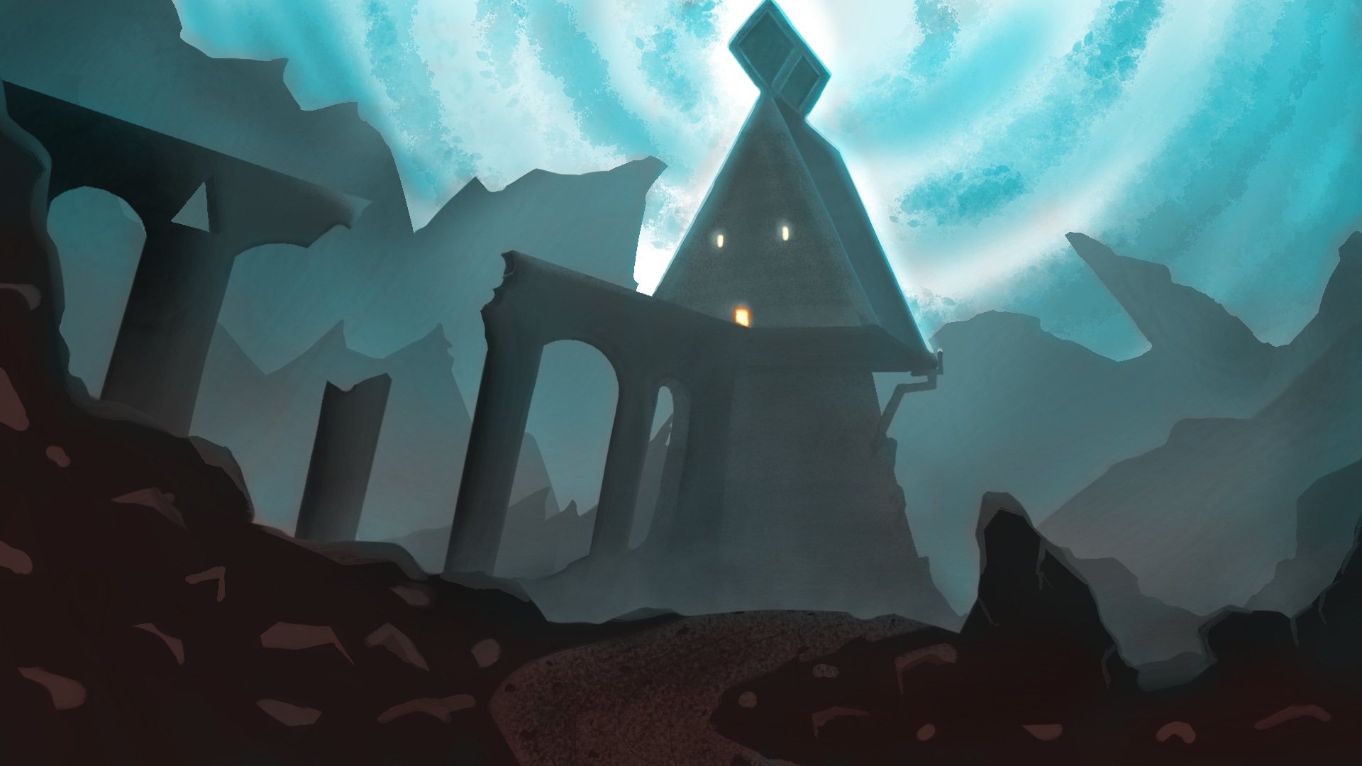 "Paysage de fantasy" par yanguel
