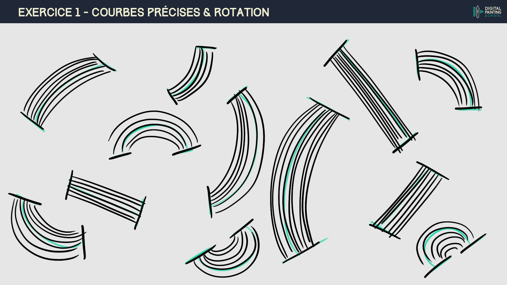 P1 - CH2 - Ex 1 : Courbes Précises et rotation par Chaber