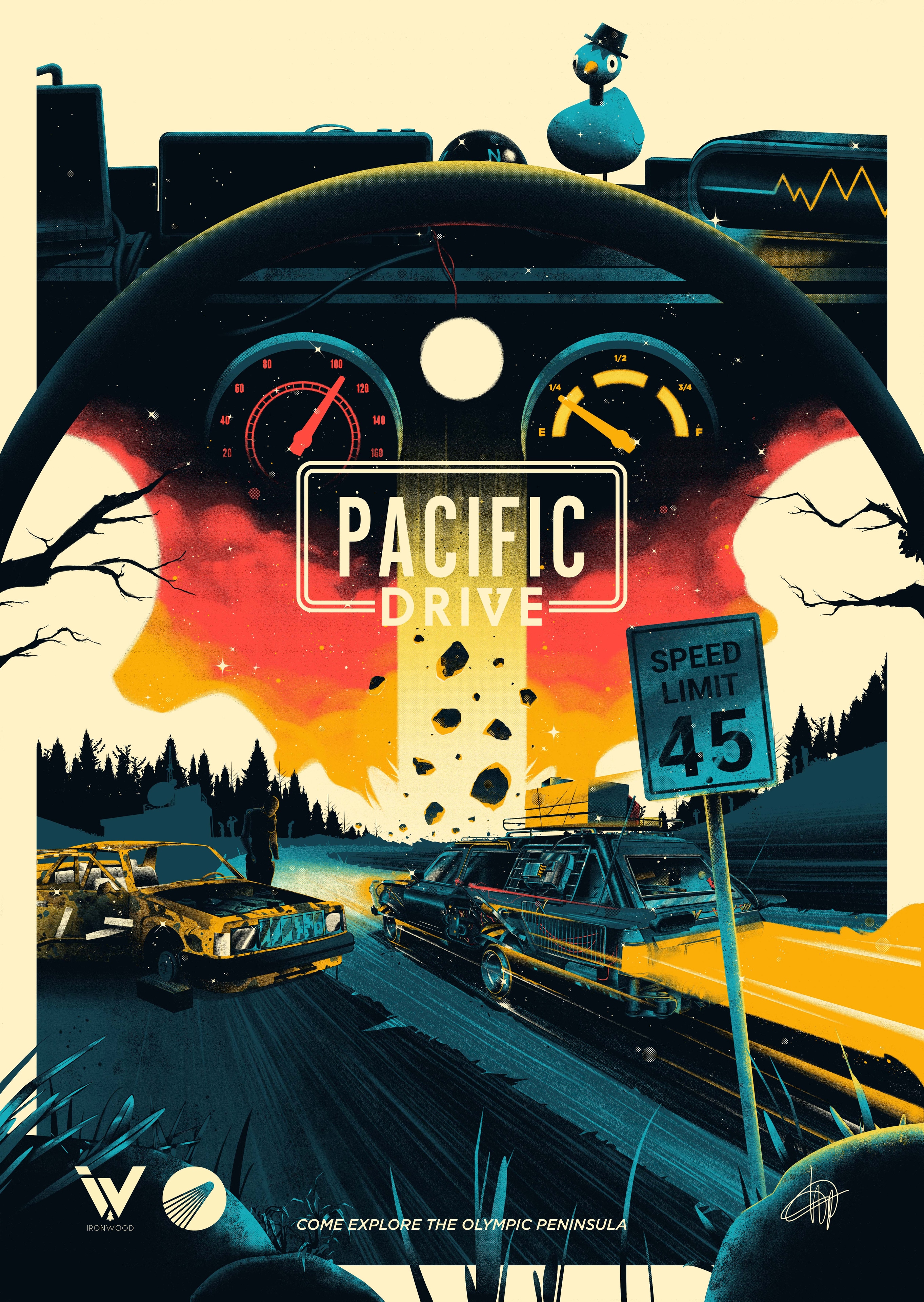 PACIFIC DRIVE Poster Art par QuentinMARROULE