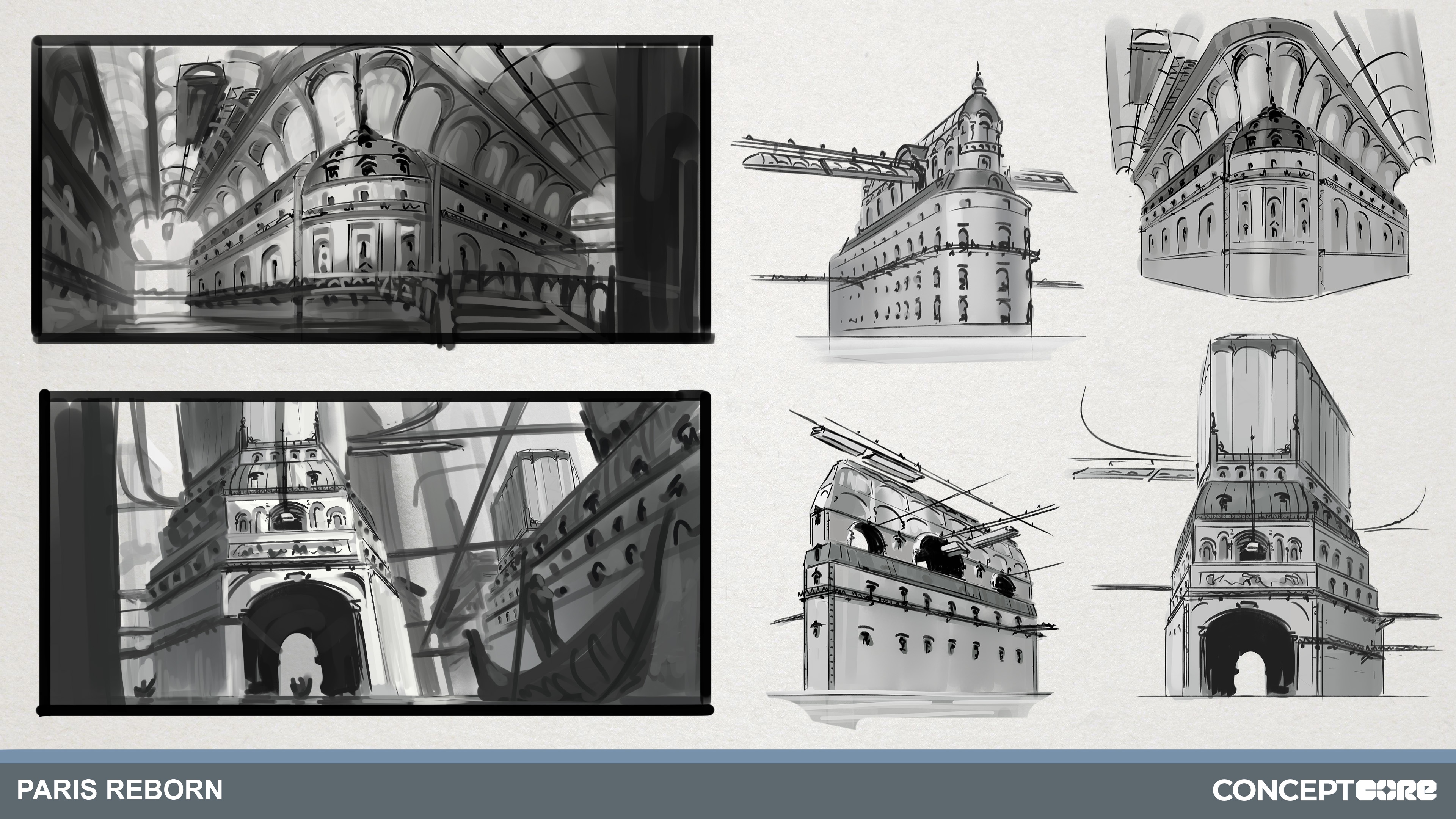 Paris reborn - conceptcore challenge par alois_sansonnens