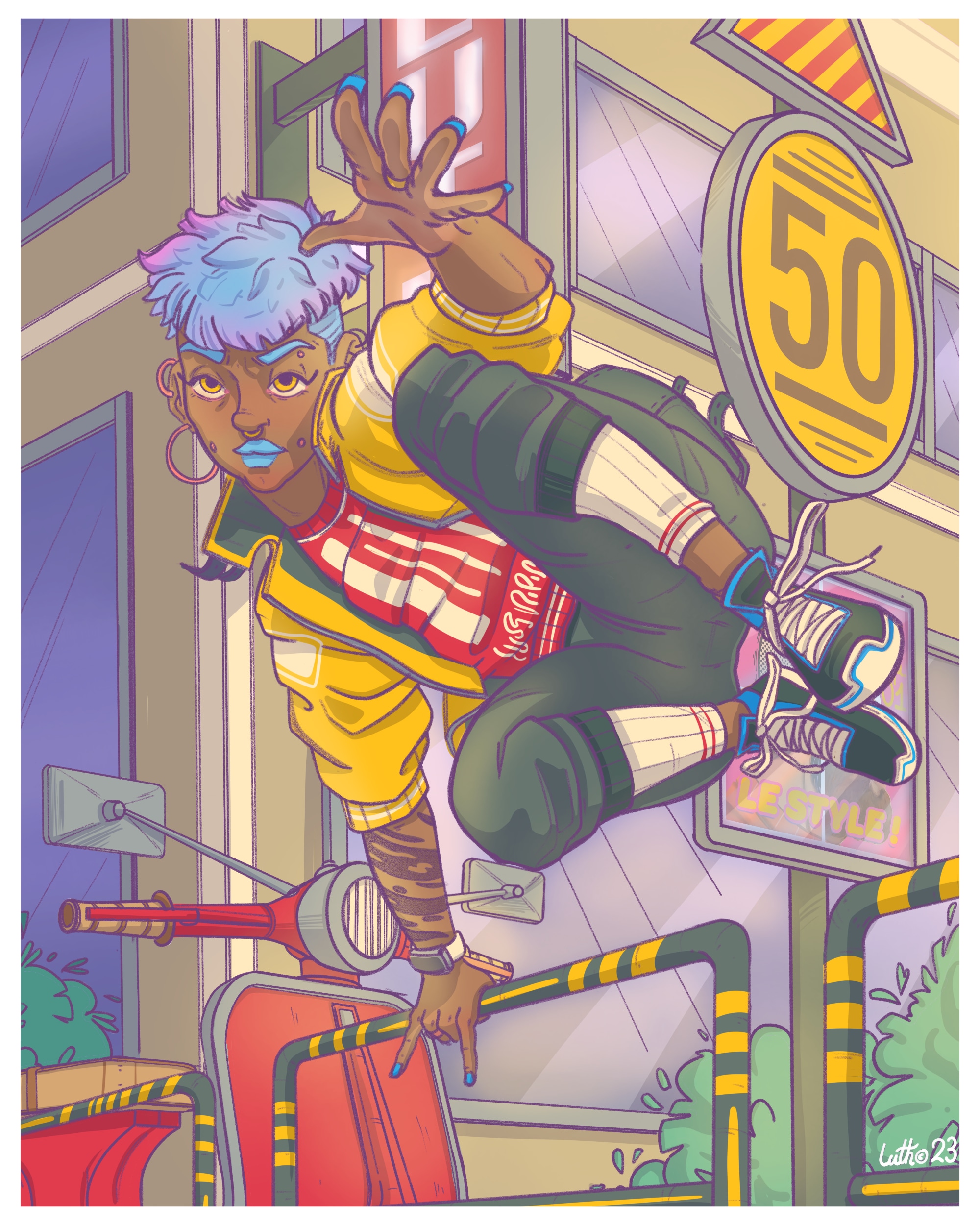 Parkour Girl par Luth_Ostinato