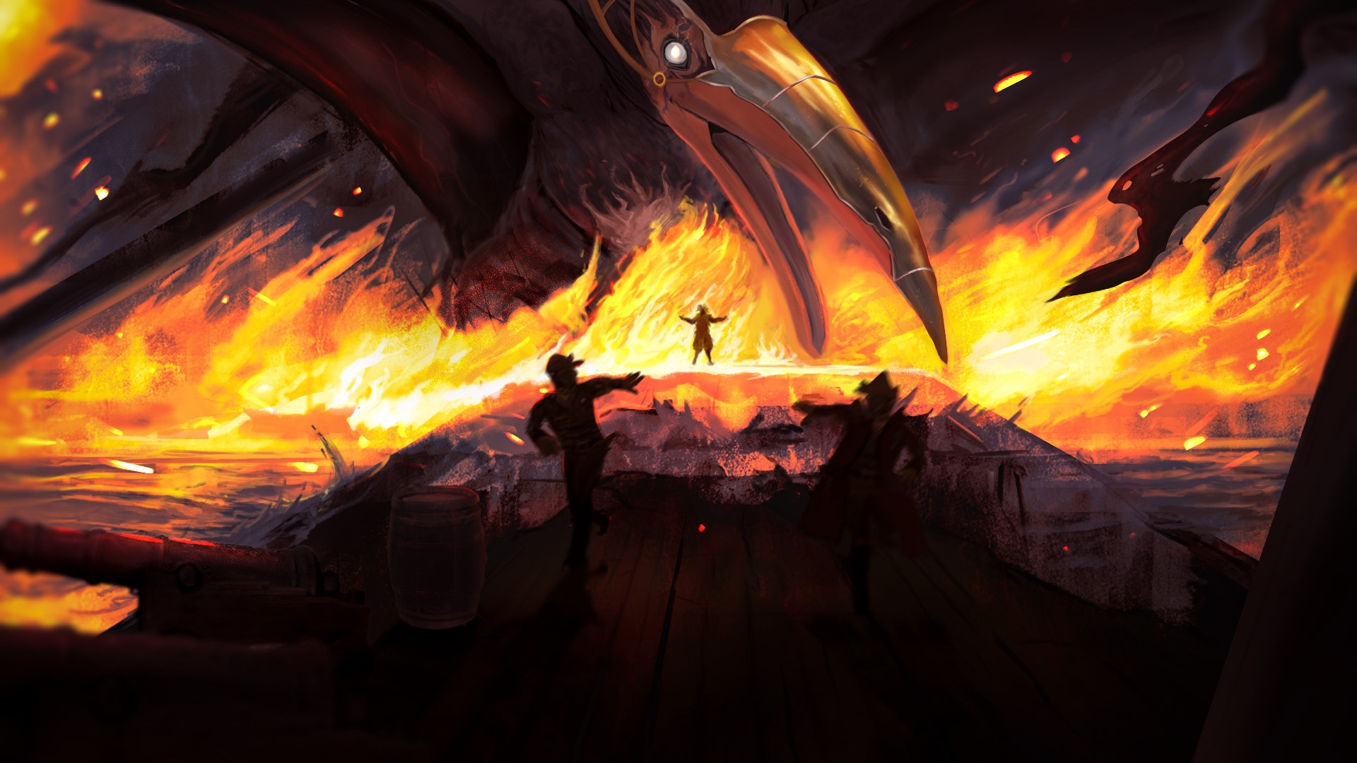 Concept art challenge Crève feu par JasKHEL