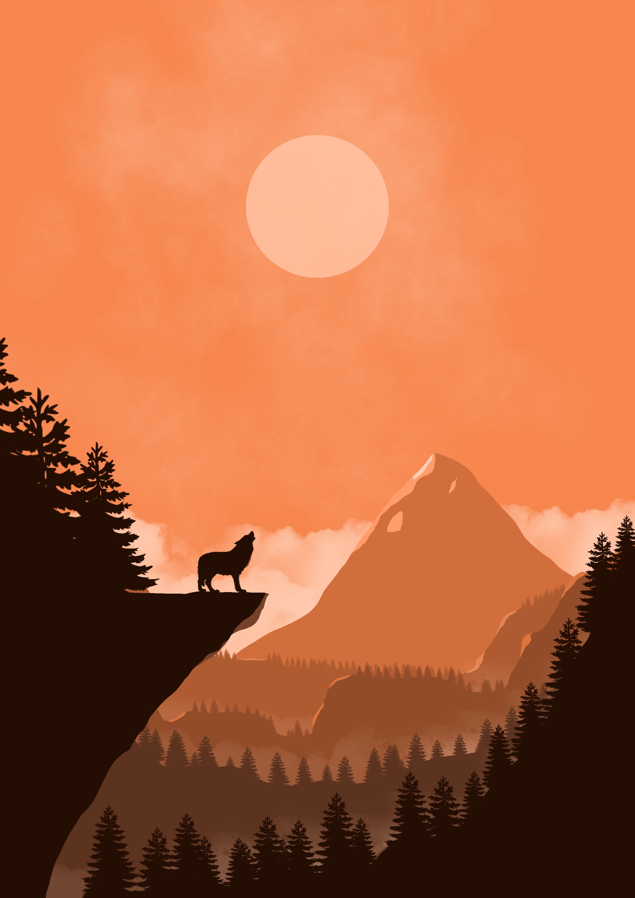 paysage par mesptitesesquisses