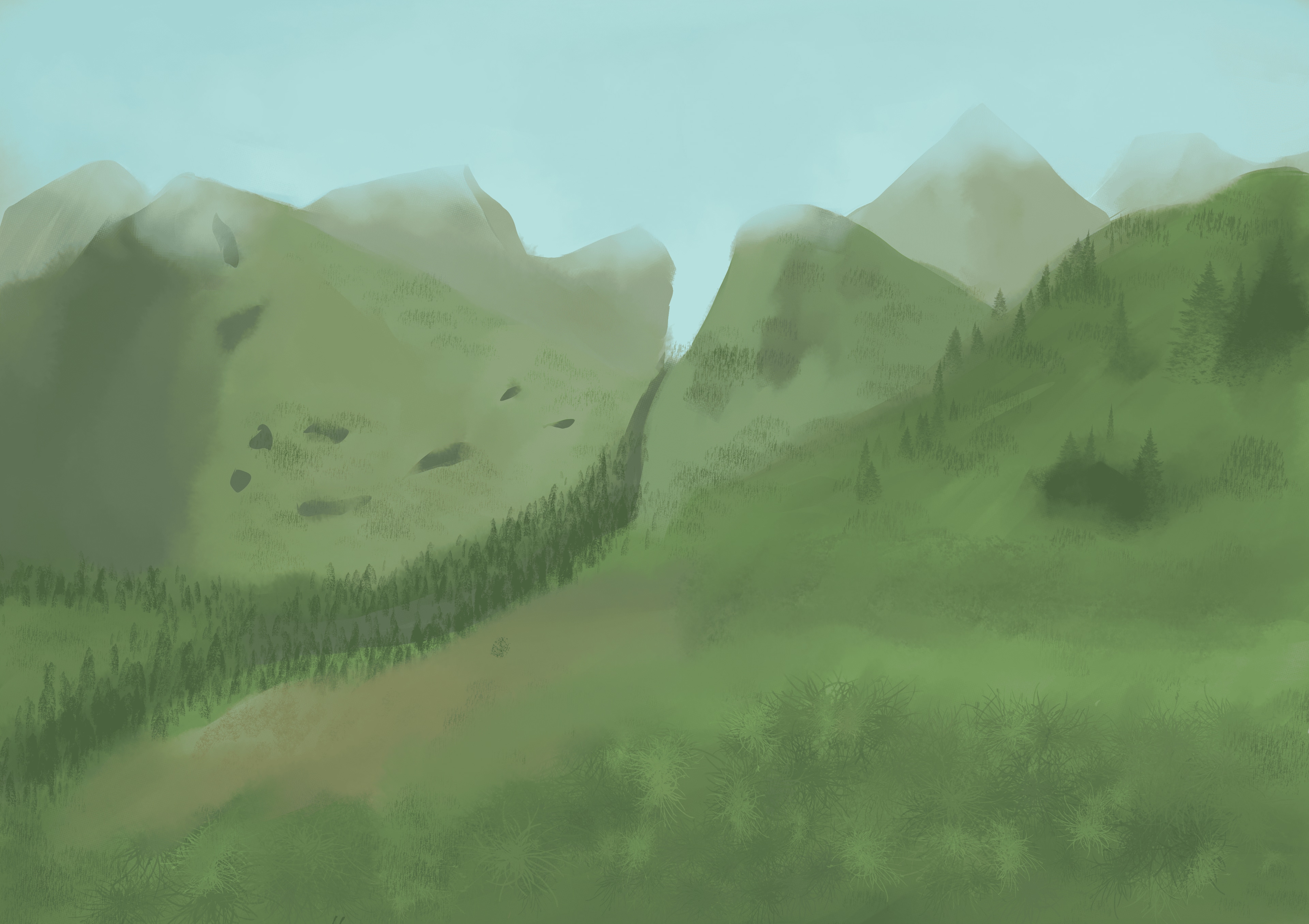 paysage par needleblite