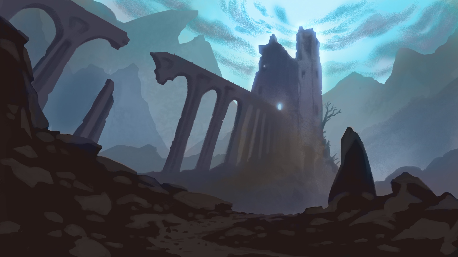 Paysage fantasy par coz_art