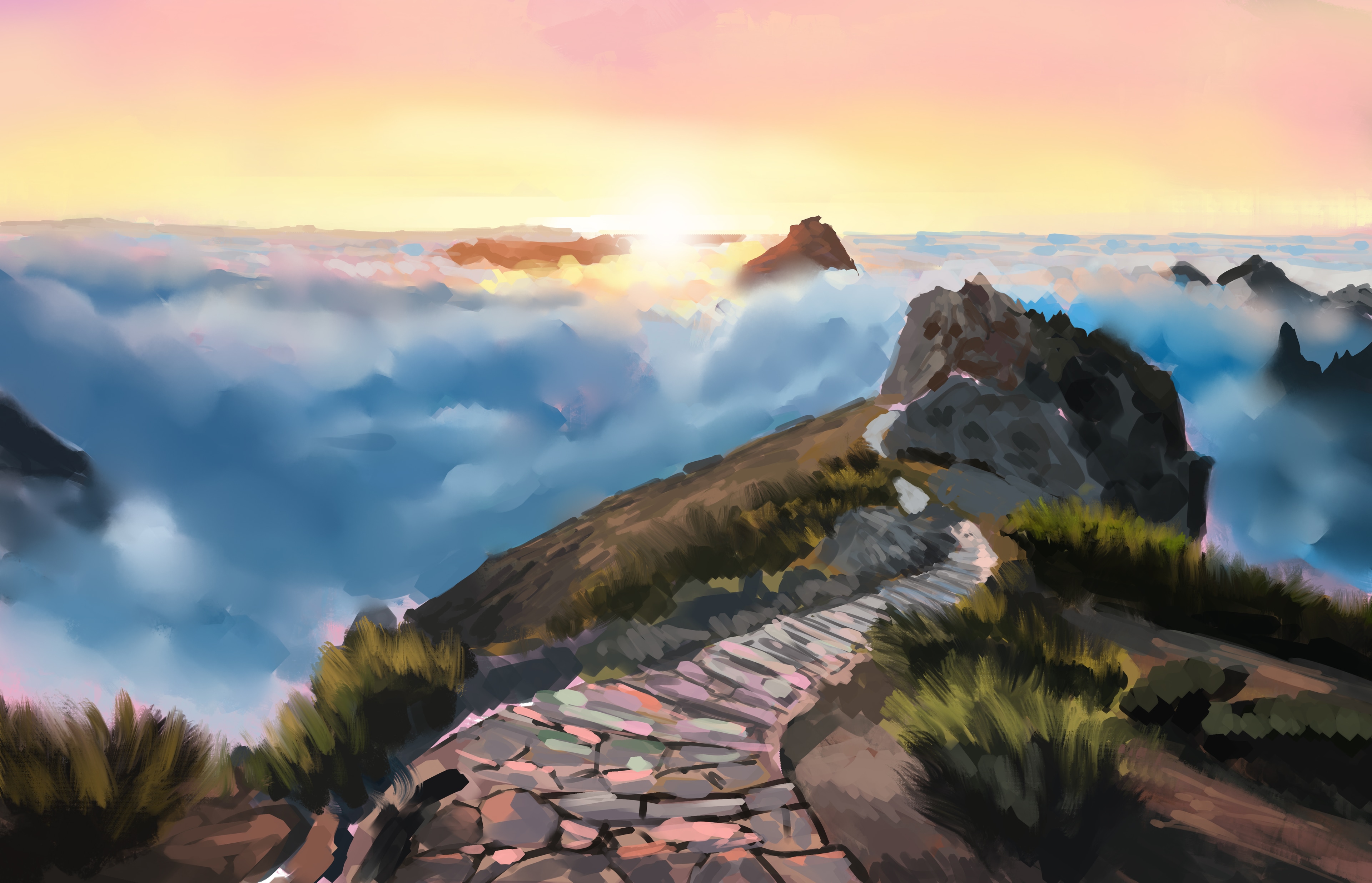 WIP sunrise par Moscardino