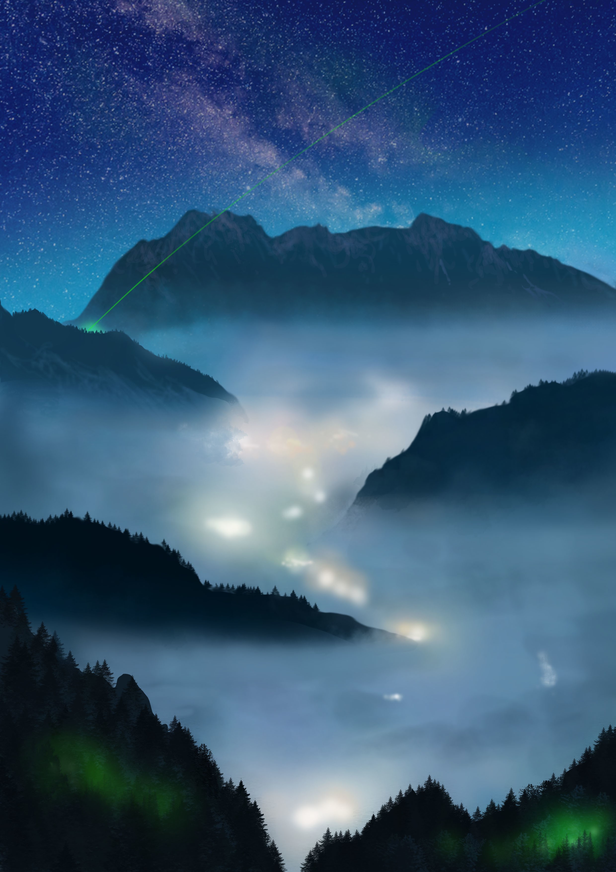 paysage montagne par Frédéric Audebert