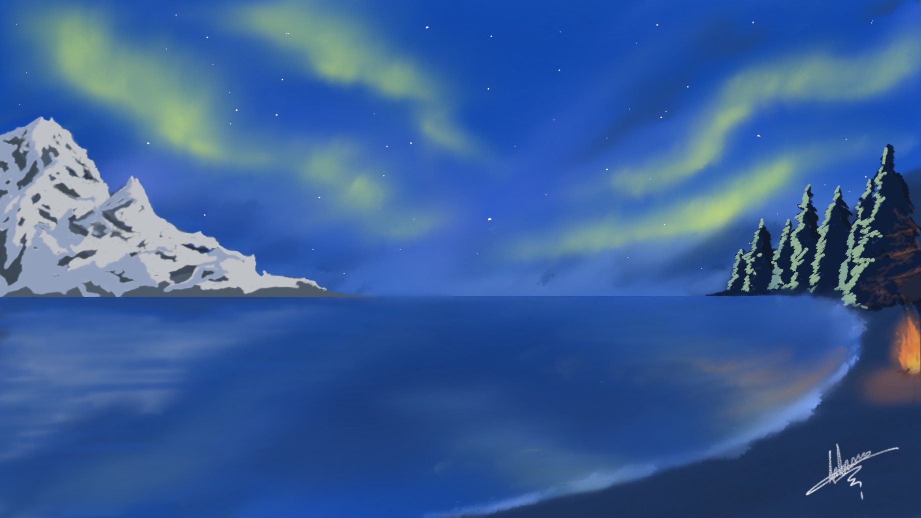 Paysage nordique1 par Aycee974