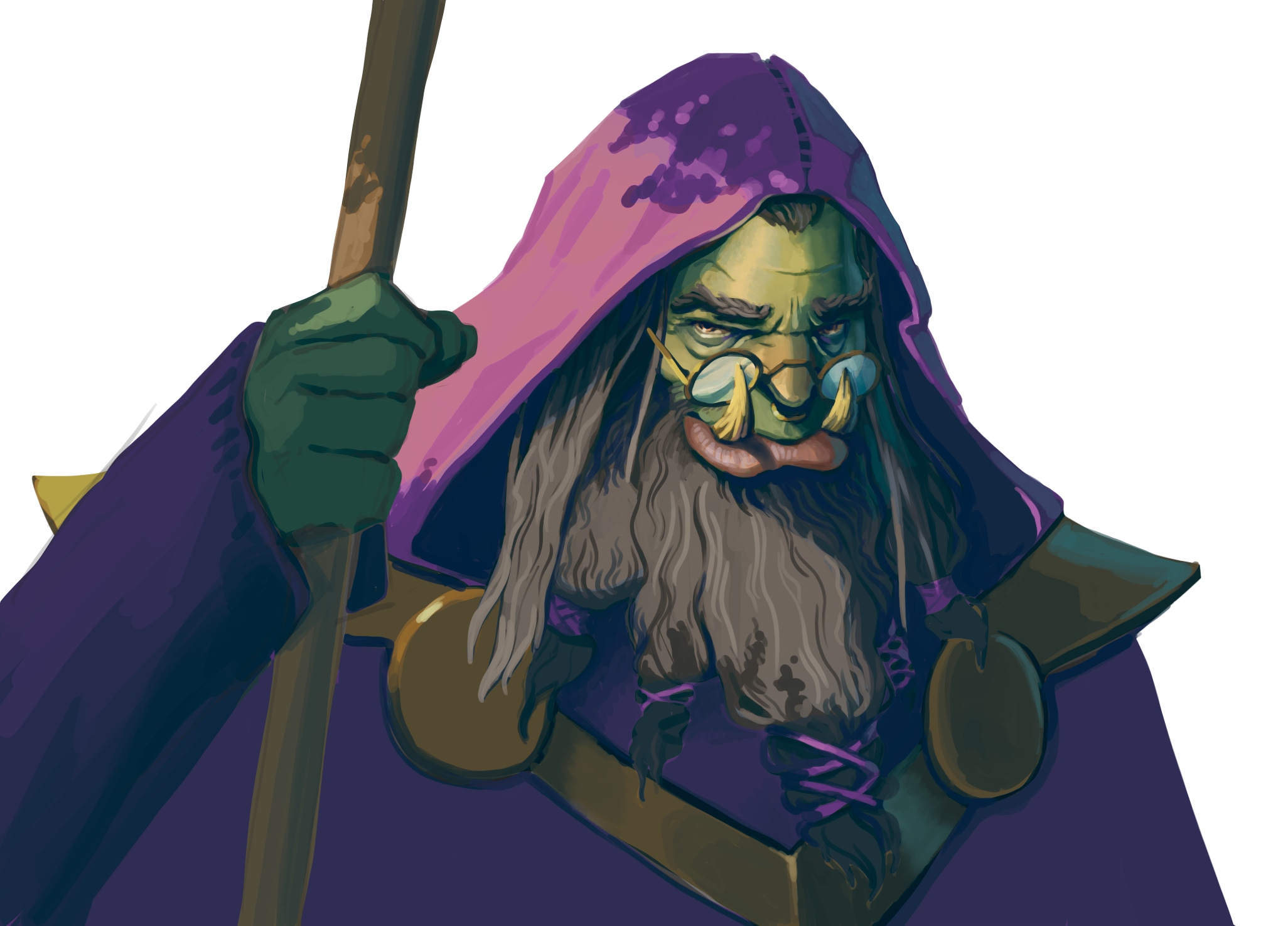 Thorg, le mage par bapt-art