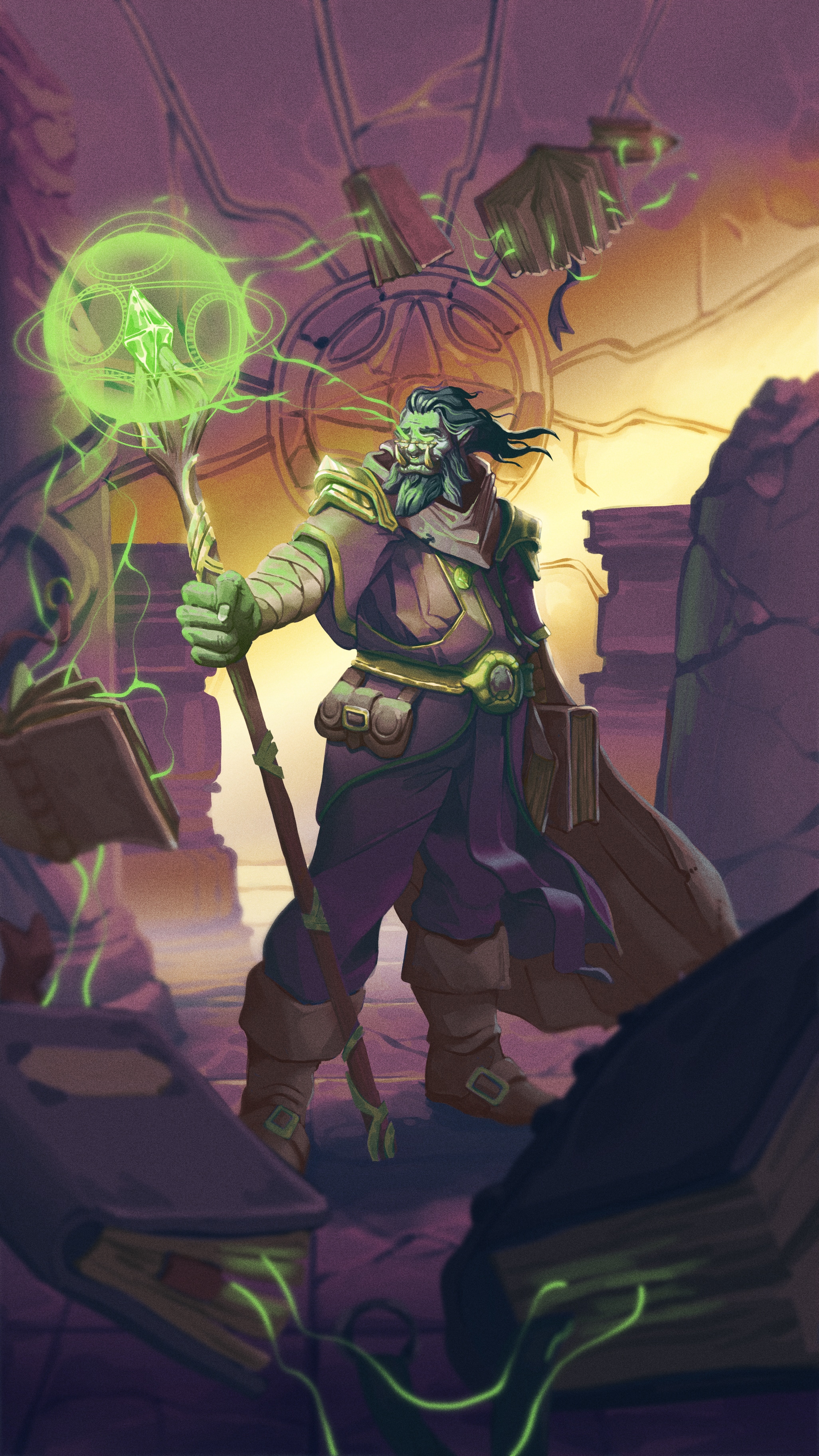 Thorg, le mage par bapt-art